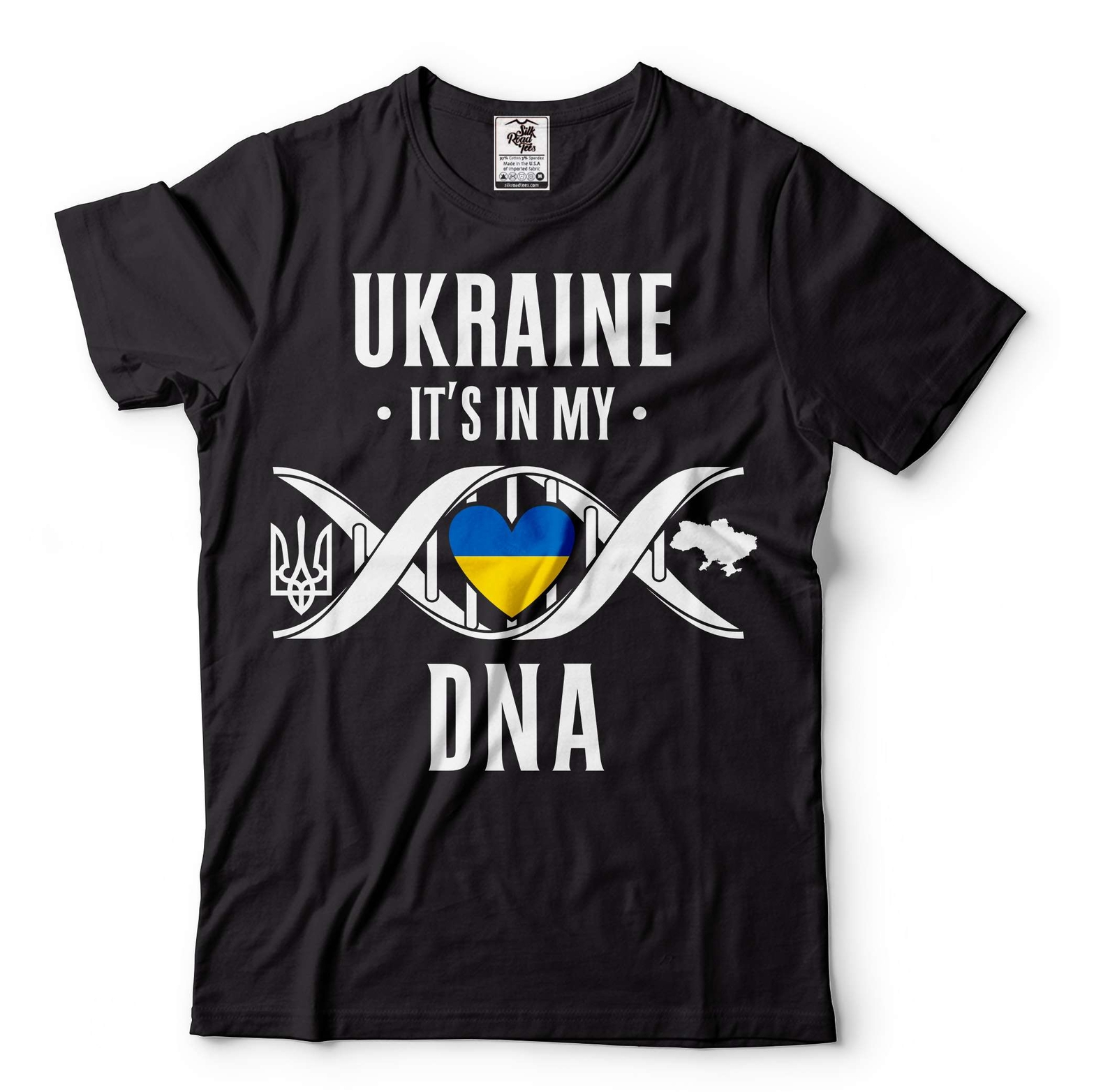 Ukraine It’s In My DNA Shirt Ukraine Patriotic Shirt Ukrainian Gifts Ukraine Tee