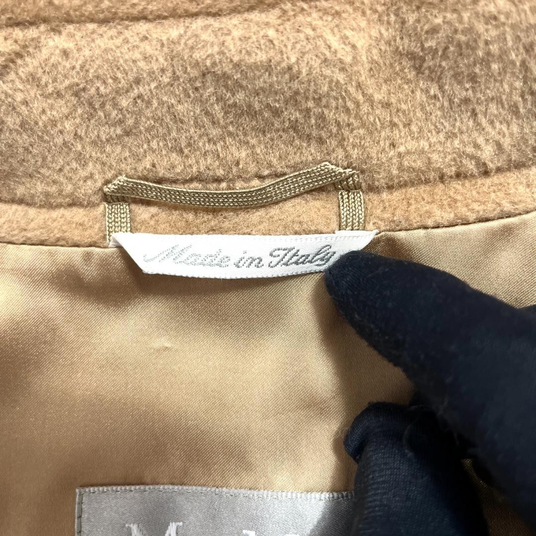 Max Mara long coat for women, pure wool, camel color, size S