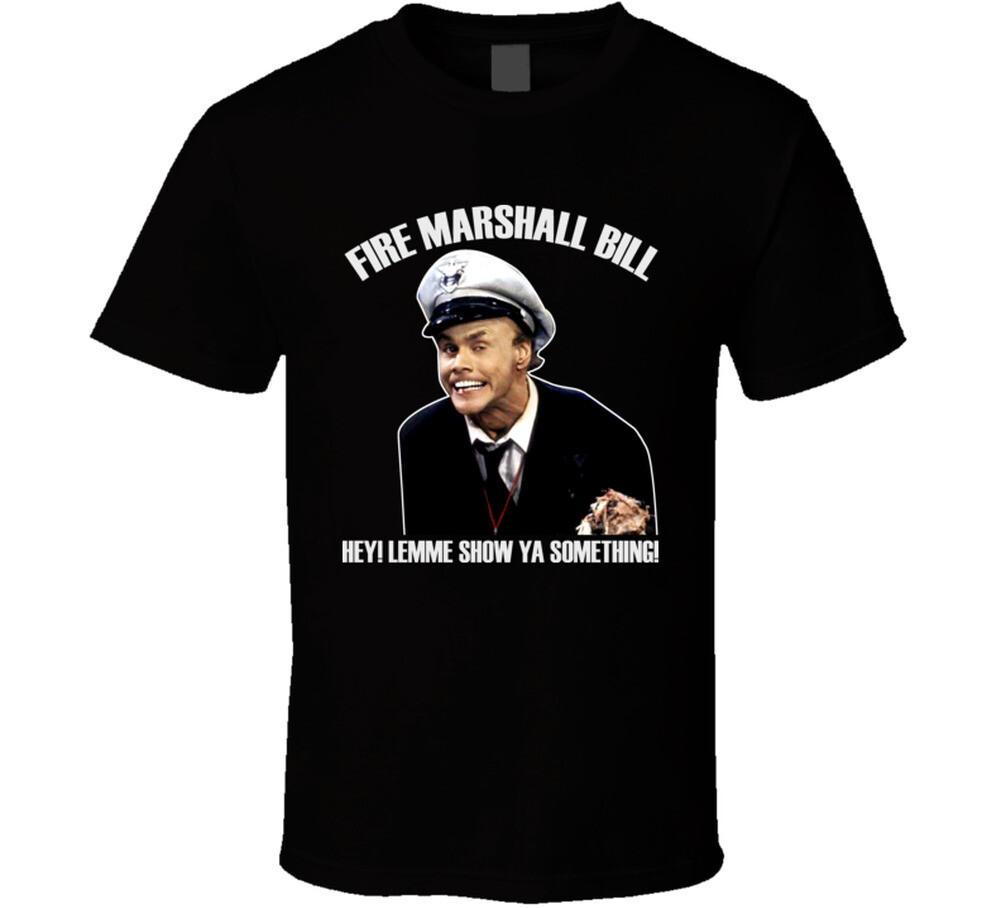 In Living Colour Fire Marshall Bill Carrey Comedy Retro Tv T Shirt