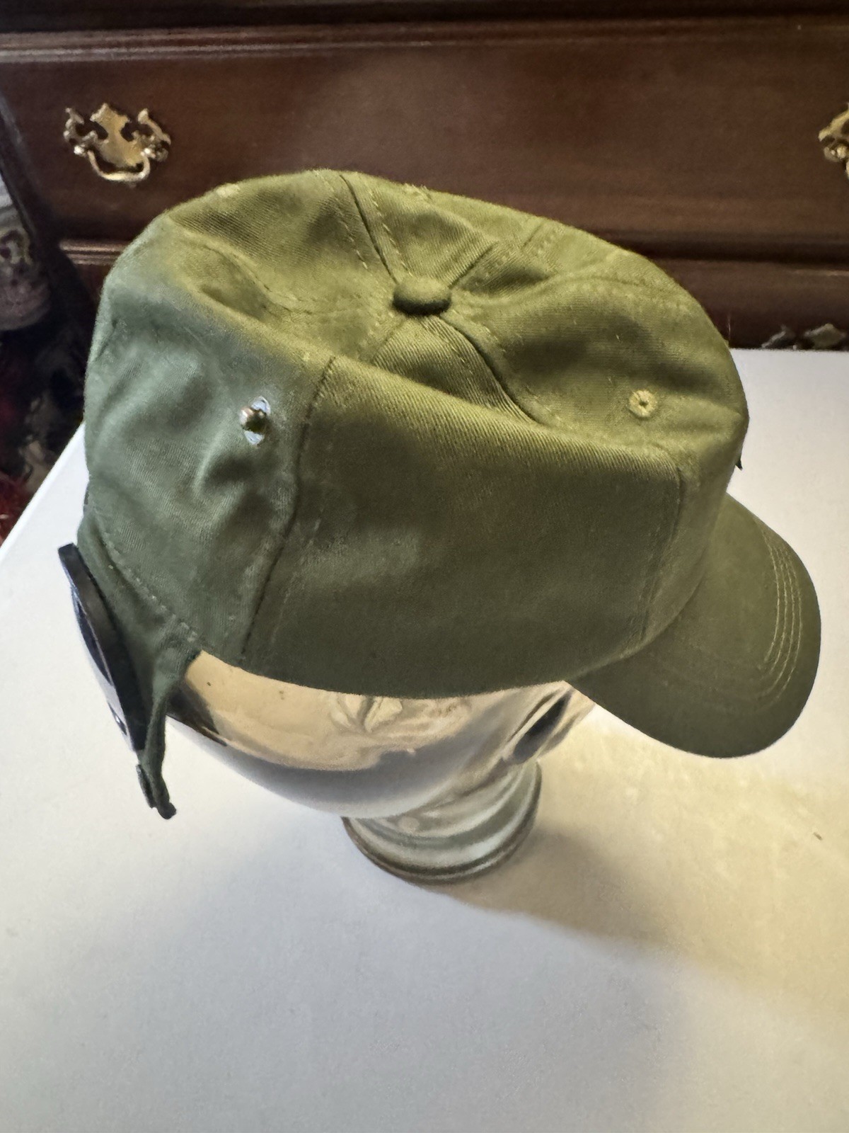NEW Hand Made TMark Welder’s Hat LG Dark Lenses Six (6) Panels Ventilation Holes
