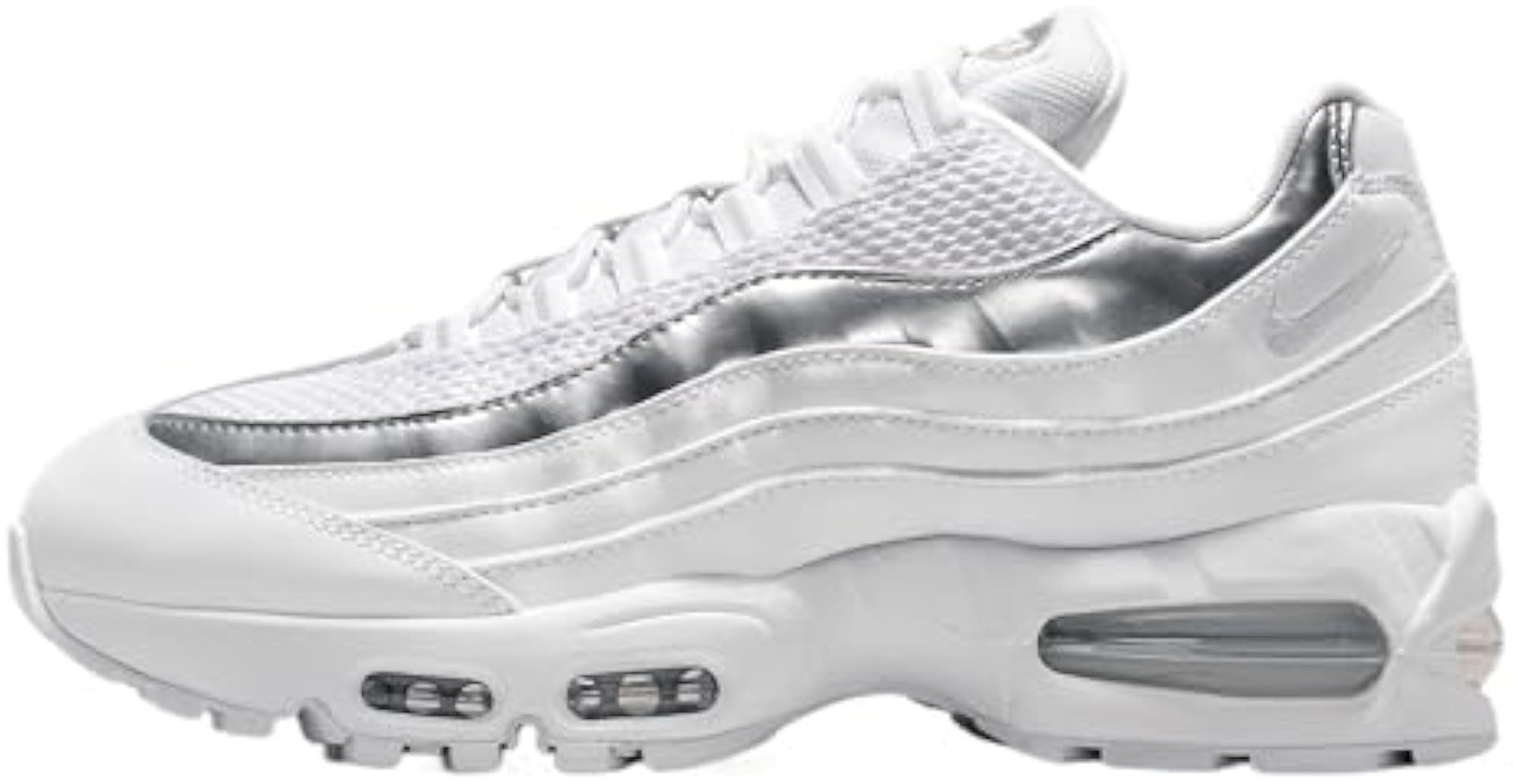 Nike Air Max 95 SE Women’s Shoes (White/Light Charcoal/Metallic Silver/Pure Plat
