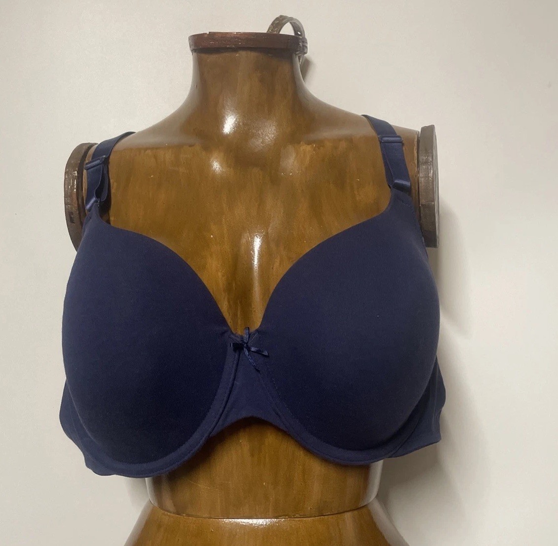 Cacique 98% Cotton Size 44C Full Coverage Stretch Lane Bryant Blue