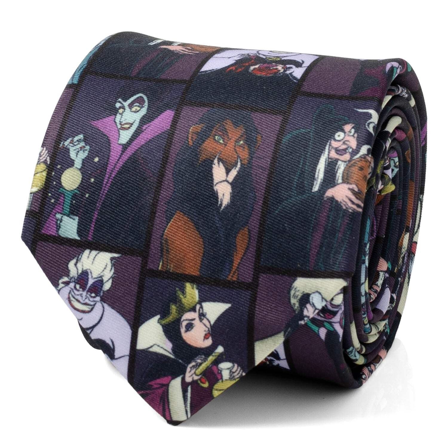 👔 Disney Villains Dark Pattern Men’s Tie