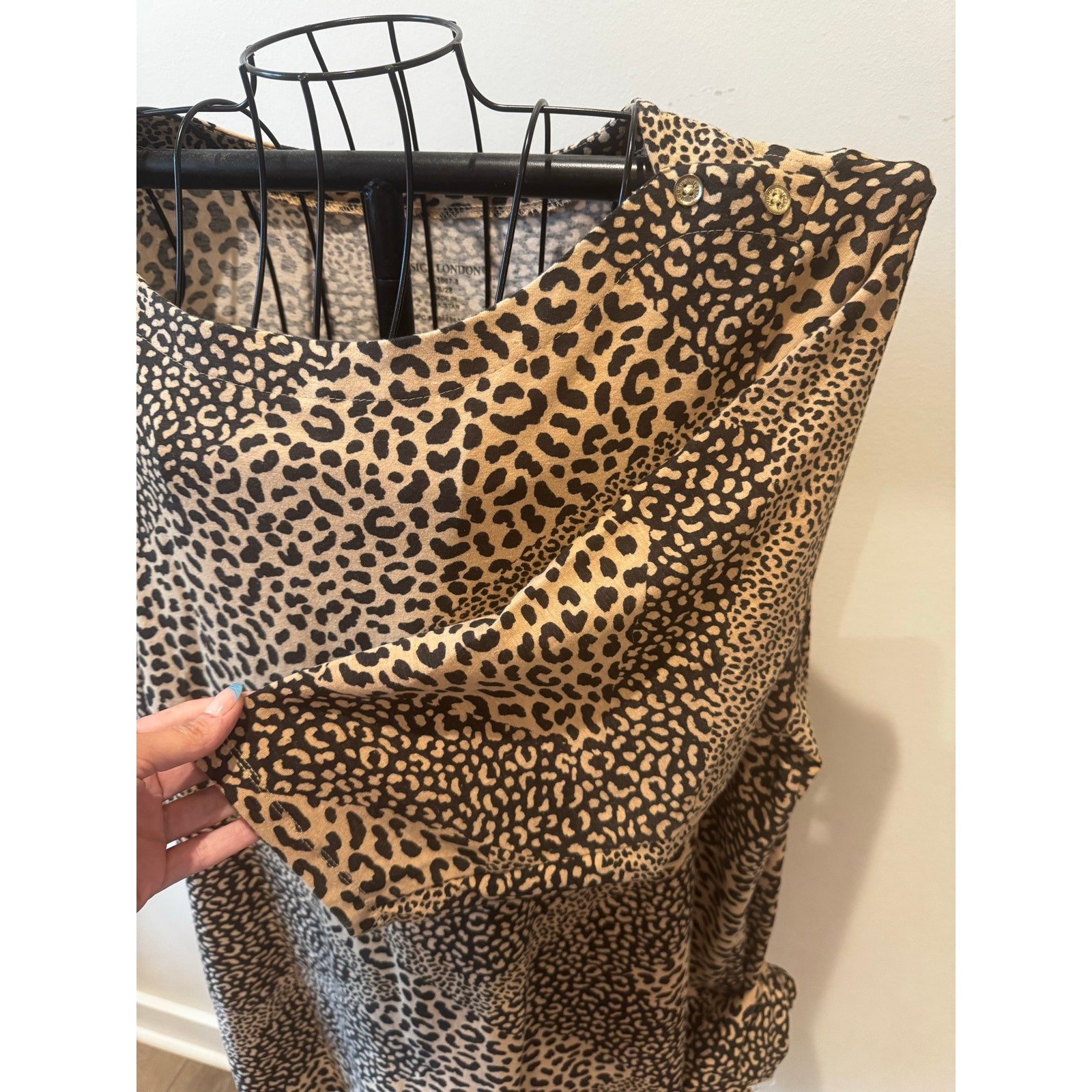 Jessica London Women’s Plus 26/28 Animal Print Top