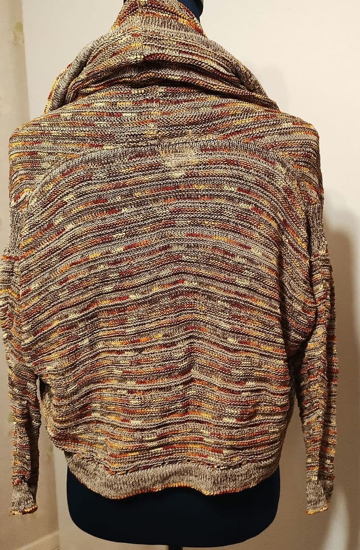 M.&KYOKO Multi-Stripe Long Sleeve Cardigan – Free Size