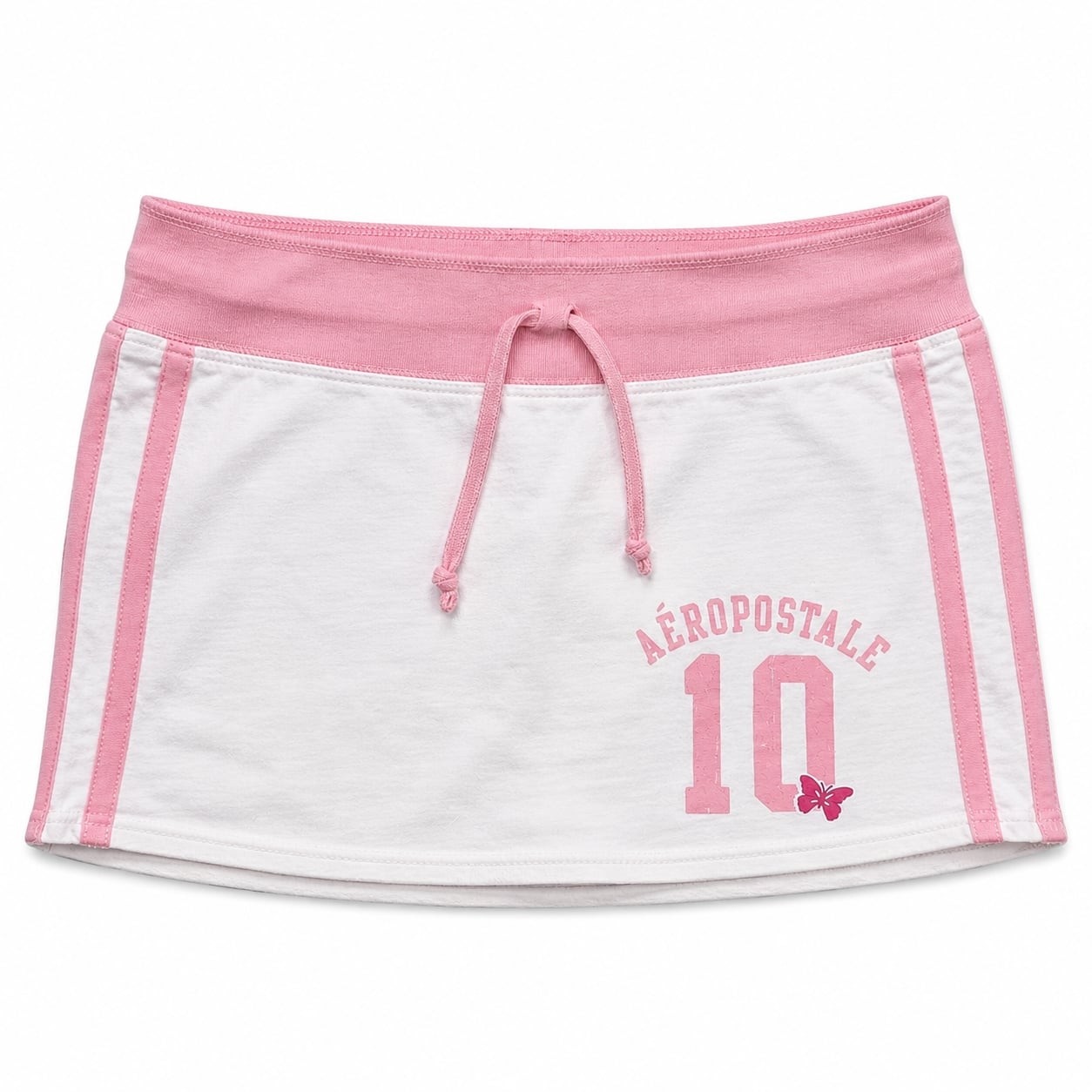 Aeropostale Y2K Vintage Graphic Butterfly Cotton Low Rise Mini Skirt / Built-in