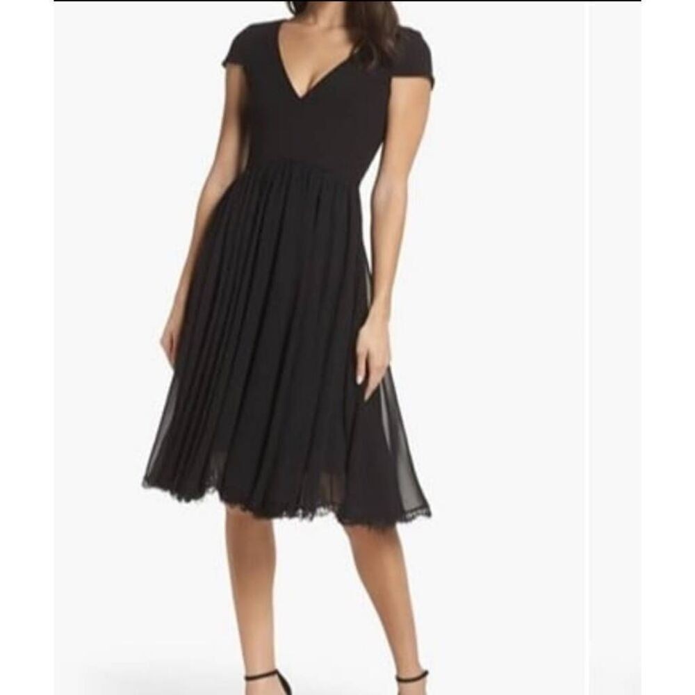 Dress the Population  Corey Fit & Flare Cocktail Dress Size XS