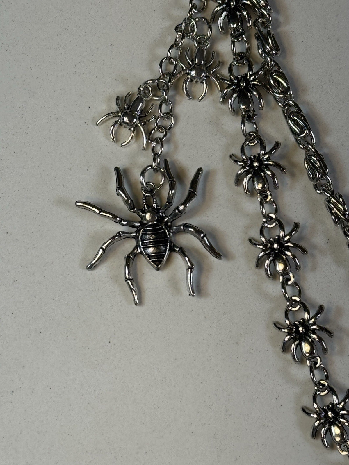 Spider Pant Wallet Chain Biker Trucker Keychain Jean Key Chain Unisex Trending!