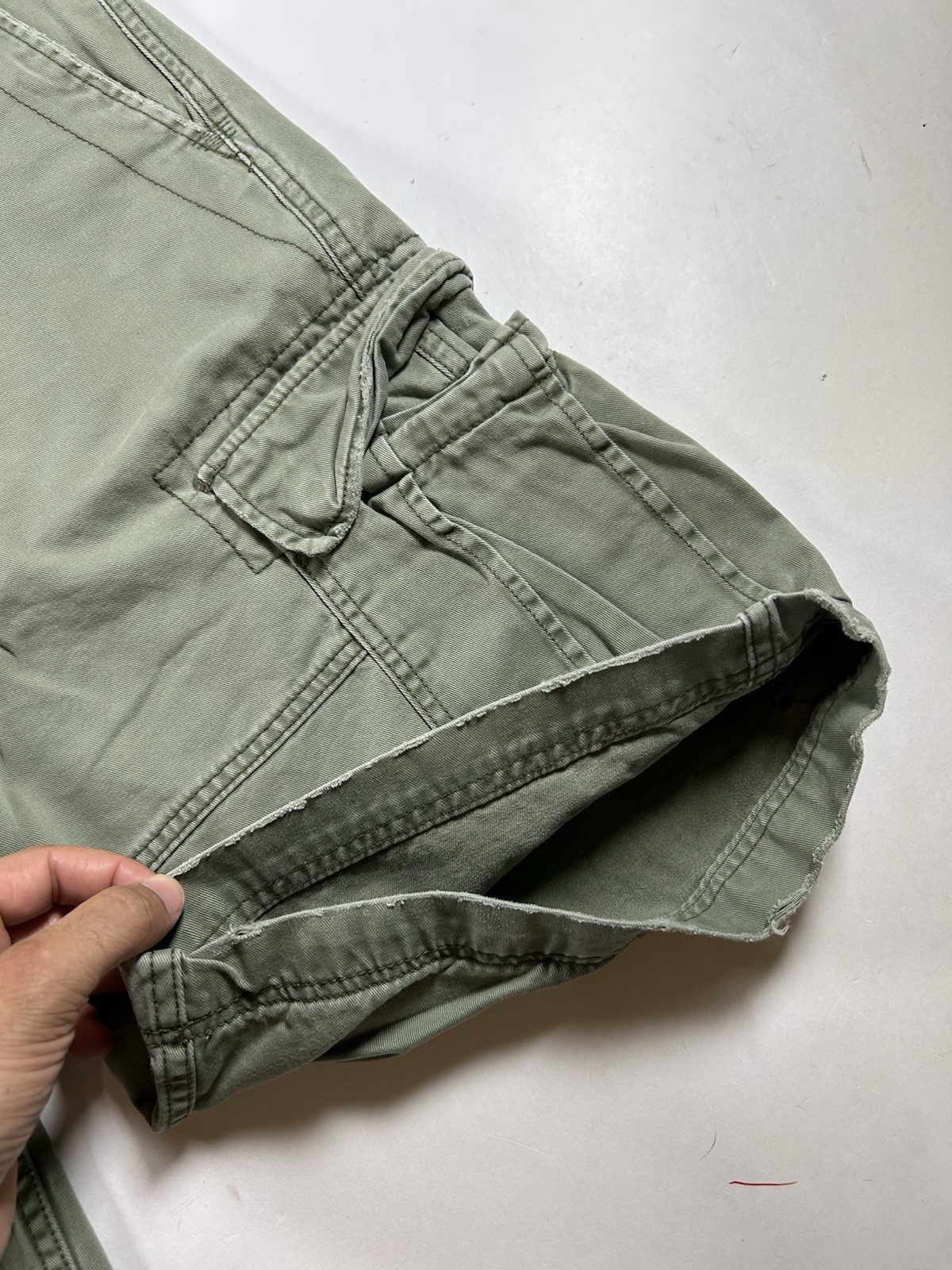 Denim & Supply Ralph Lauren Cargo Shorts Green Tactical Army 34 19.25×22.75 VTG