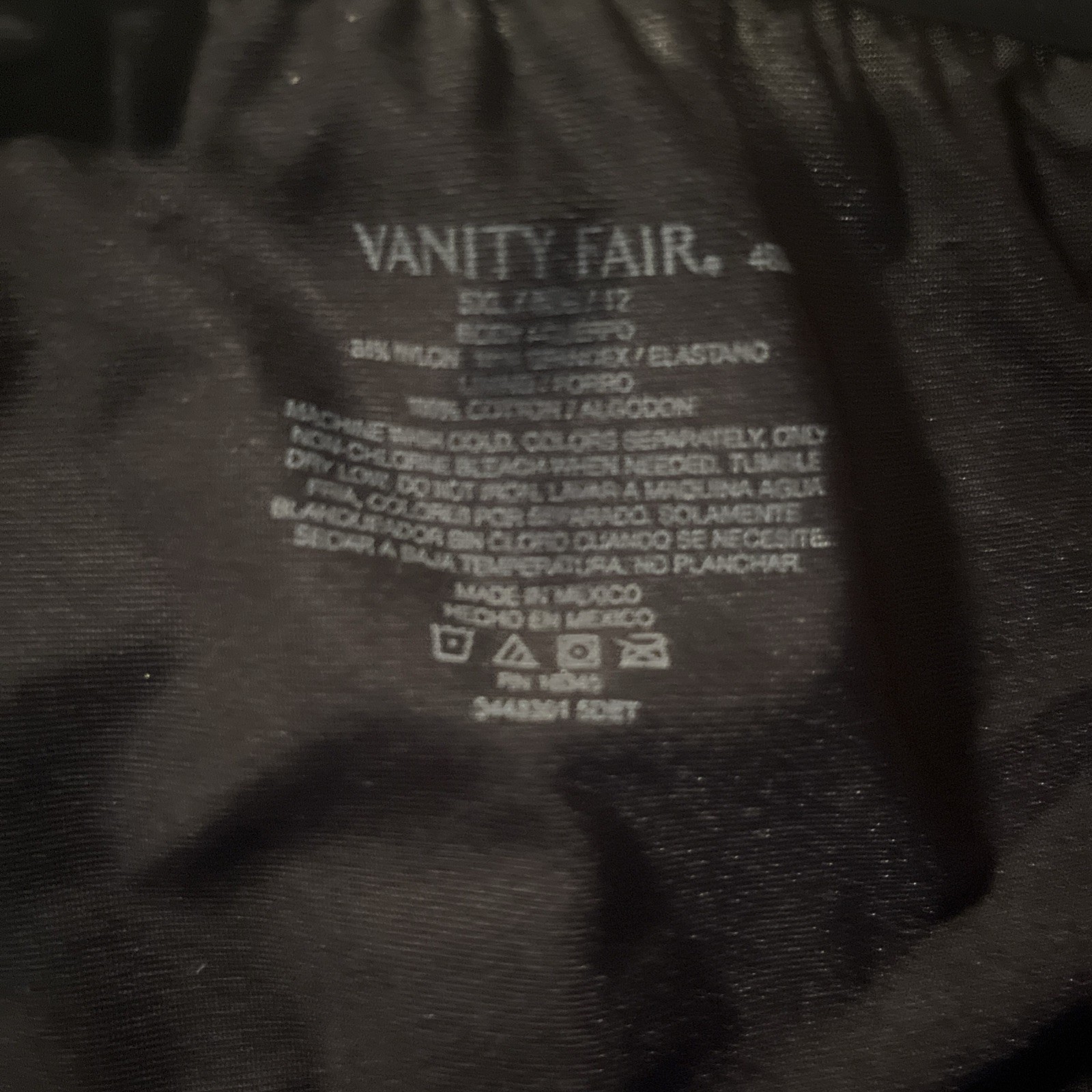 Vanity Fair Undershapers Hi Cut Size 5XL 12 NWT 6 Pack 3448301 WhHBBLK