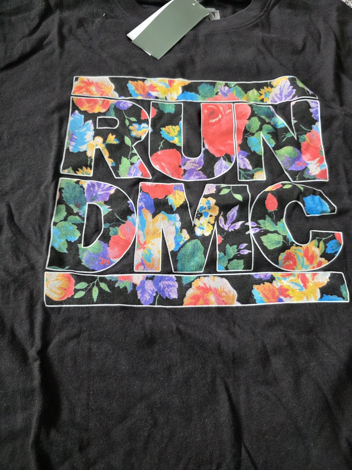 Run DMC T-shirt Flower Logo Size XLarge
