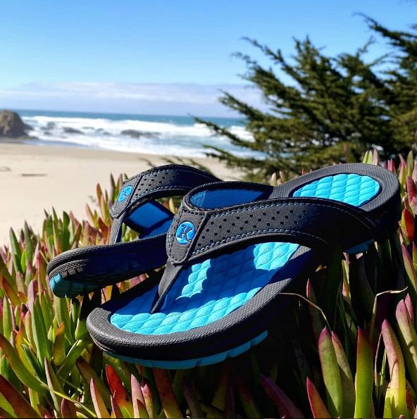 Men’s Kaiback Lakeside Sandal – Outdoor Sport Flip Flop Tough Tread Arch Support