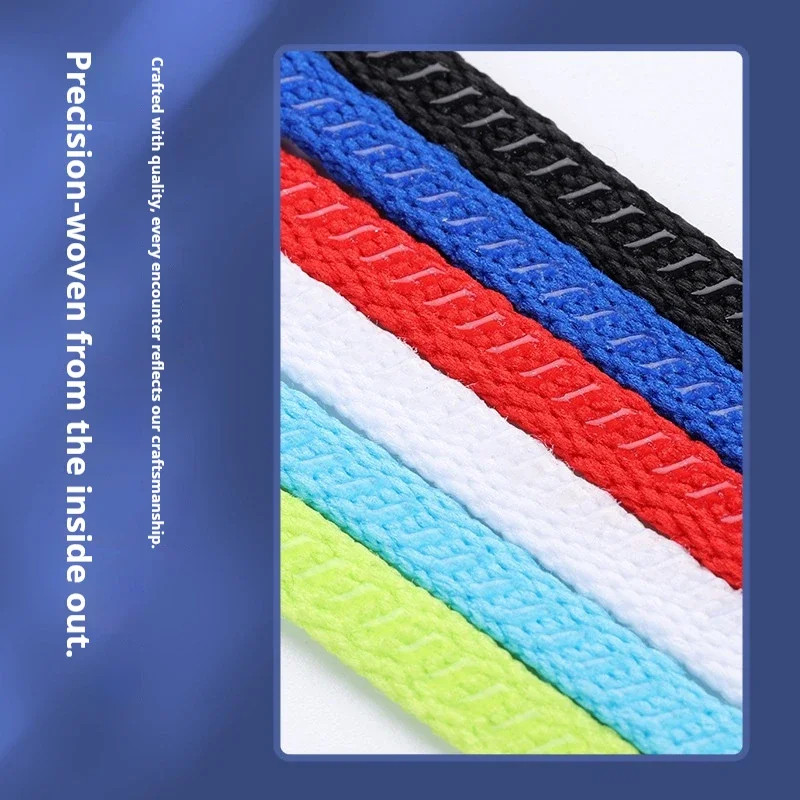 Double Sided Silicone Non-slip Flat Shoelaces Sneakers Tennis Football Shoe Lace