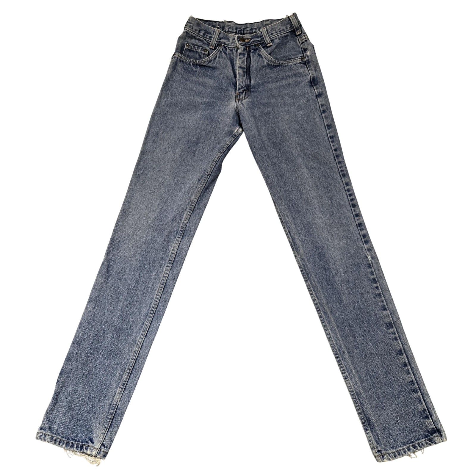 Vintage IKEDA Jeans Mens 31×32 Blue Straight Leg Made In Canada Distressed 90s
