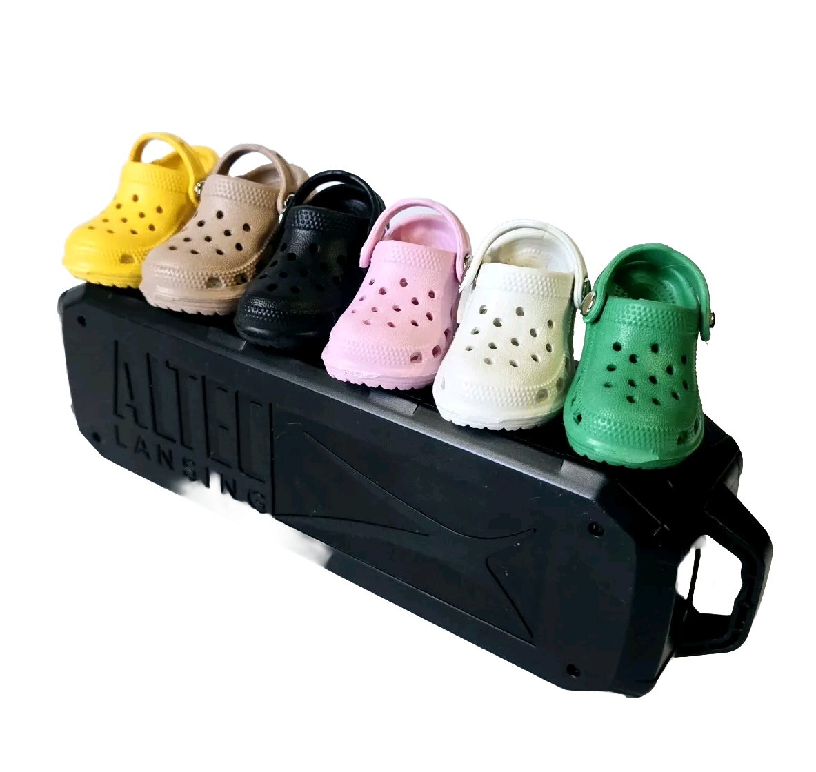 Croc Shoe Charm Keychain 6PC Shoe Decorations 3D Cute Mini Accessories for Crocs