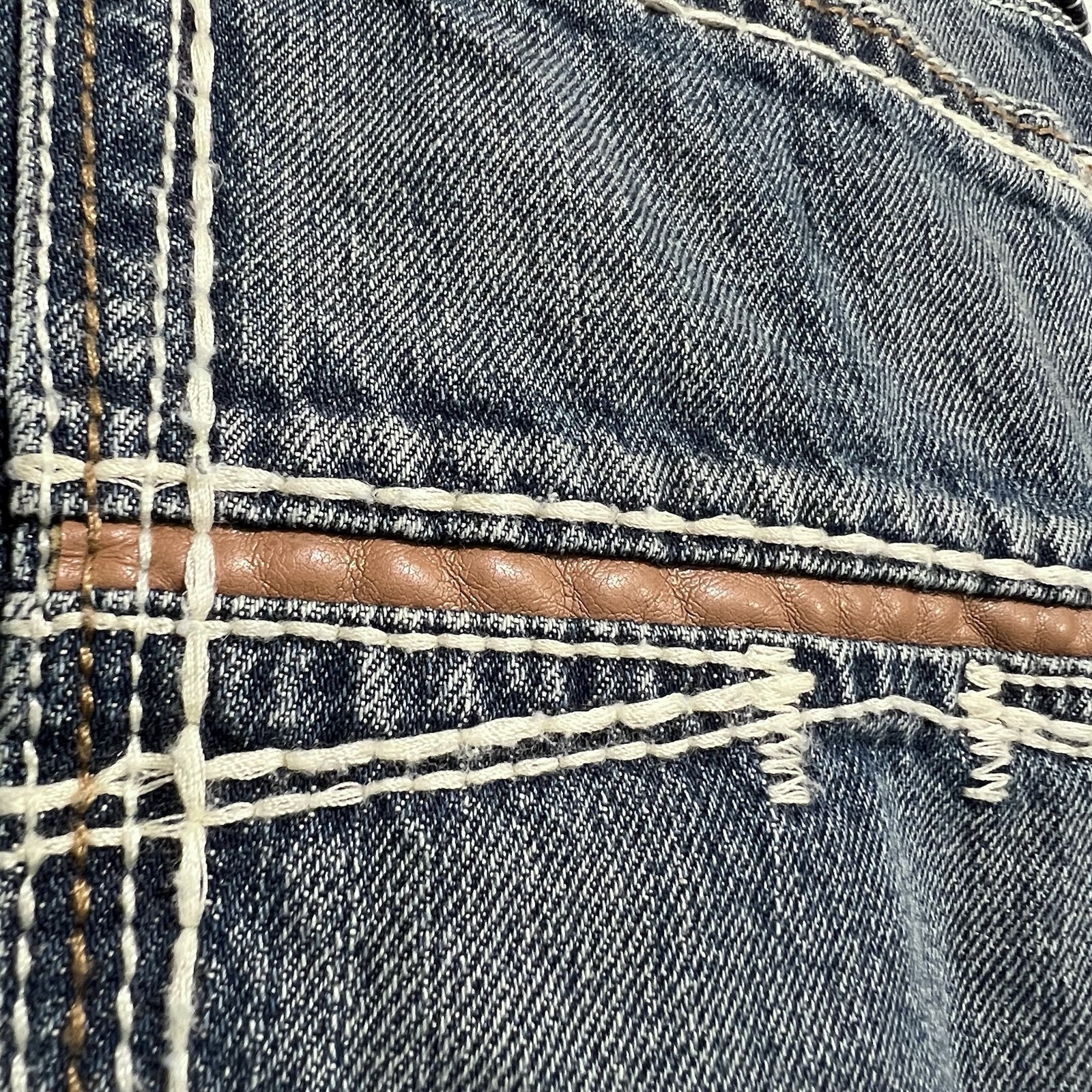 Ariat M4 COLTRANE Relaxed Bootcut Men’s Jeans Size 38×30 Blue Denim Medium Wash