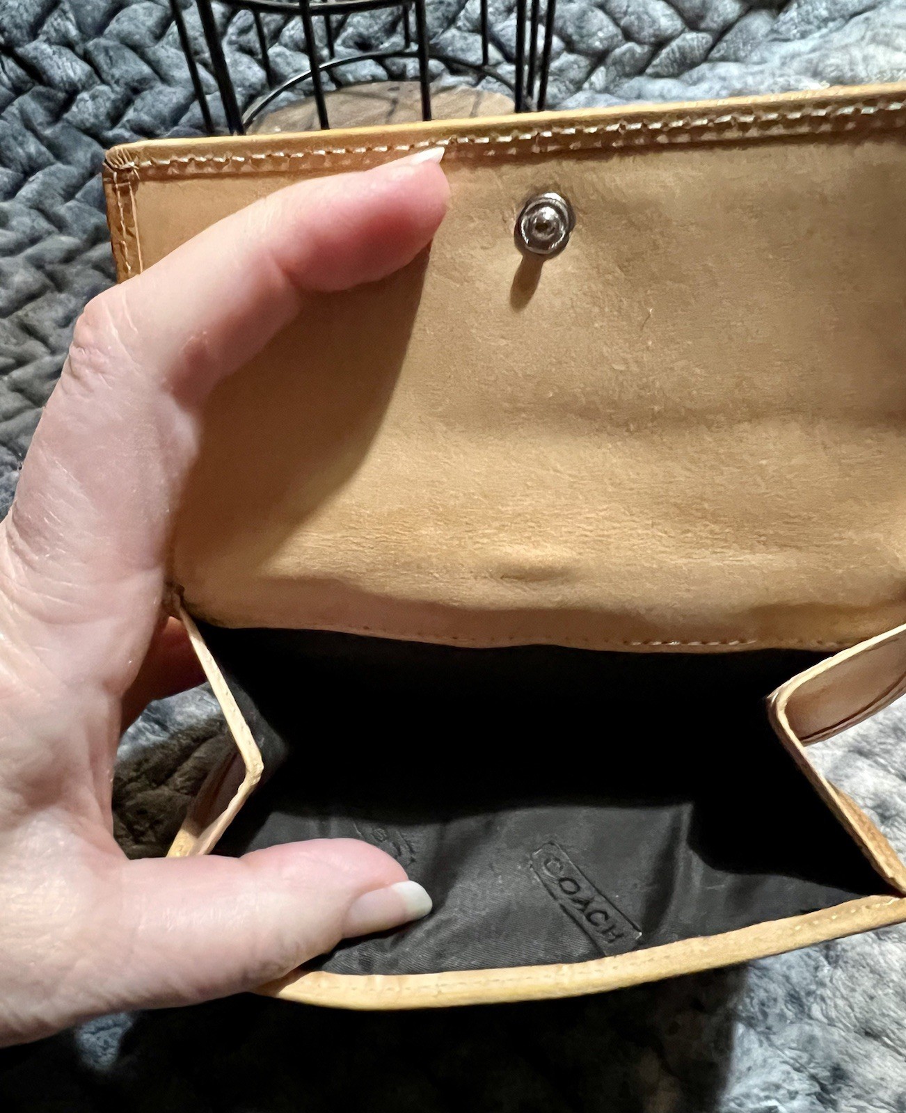 Coach C Logo/Monogram Bifold Wallet