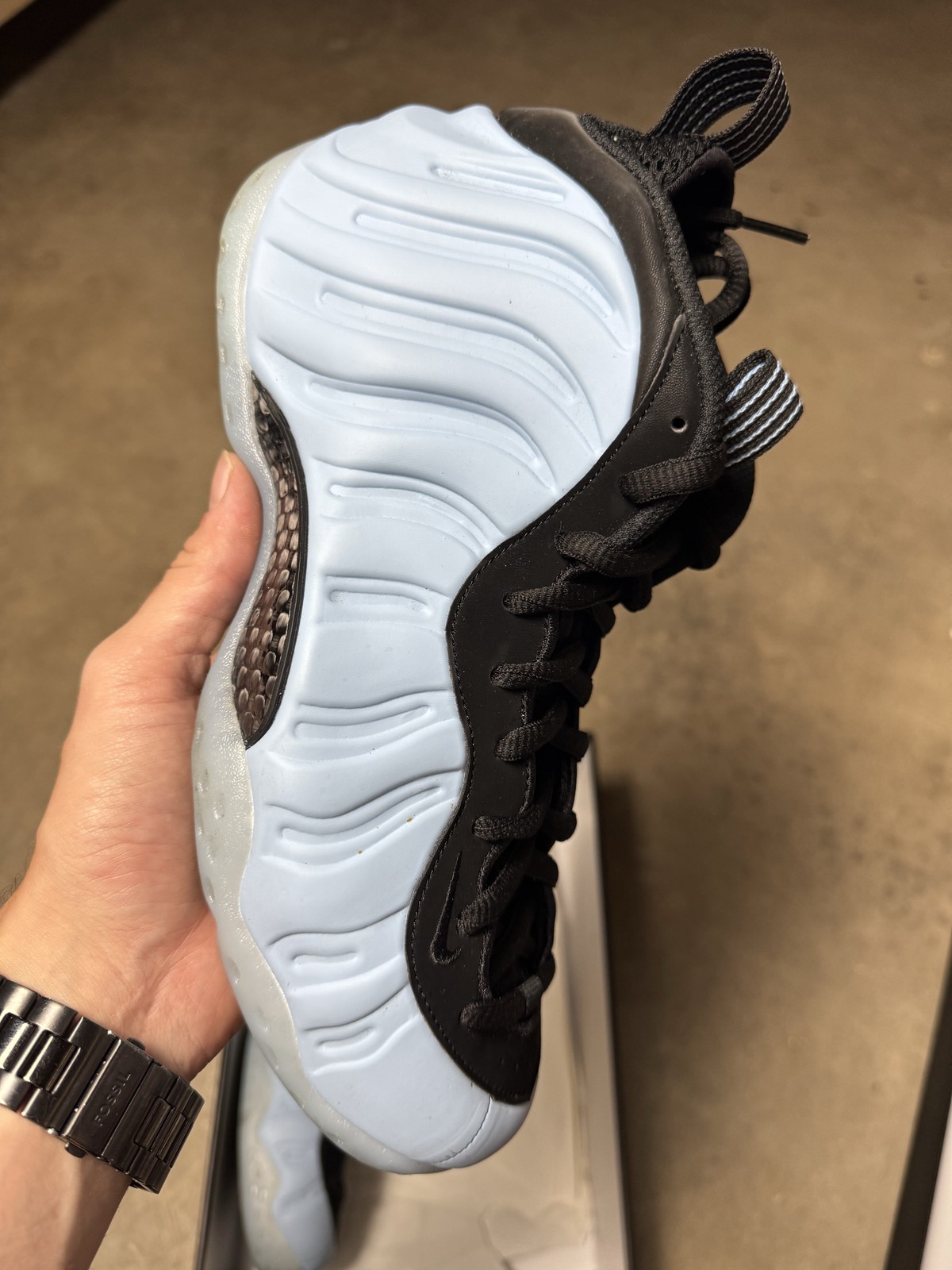Size 8M/9.5W – Nike Air Foamposite One Psychic Blue HJ6014-400 Pre-Owned