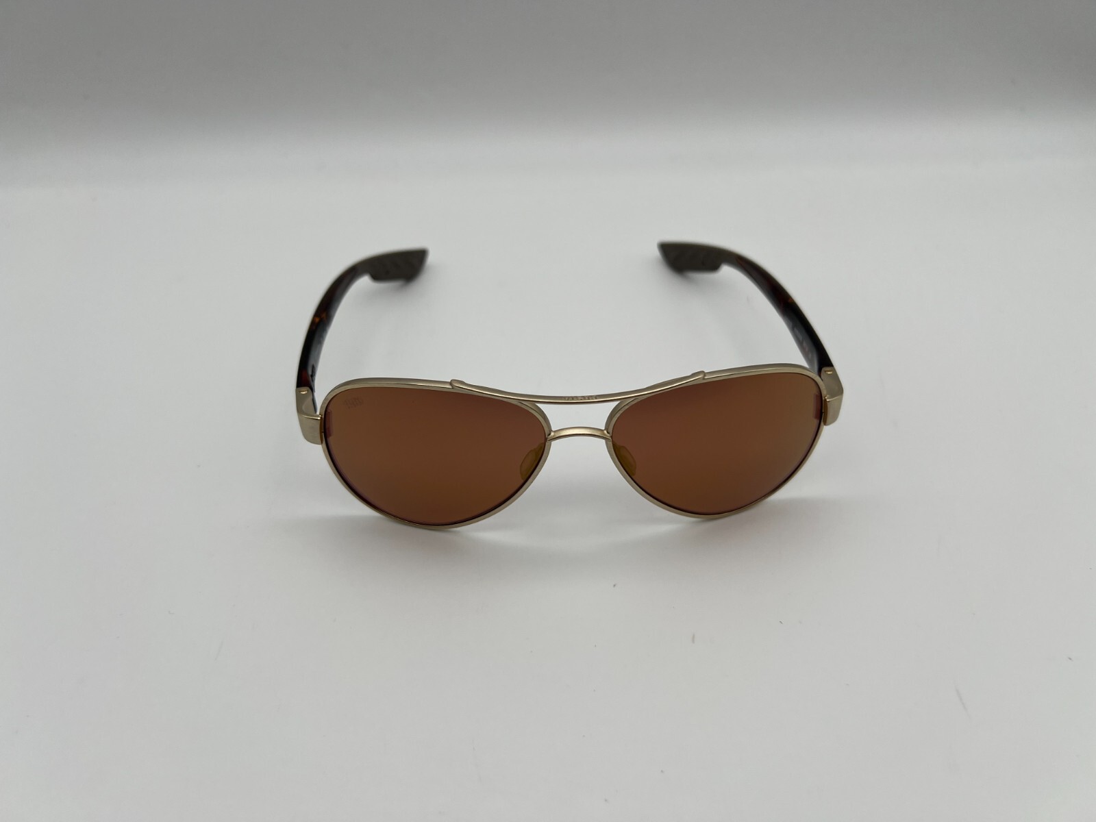 NEW Costa Del Mar LORETO Polarized Sunglasses Brushed Gold/Gold Mirror Glass 580
