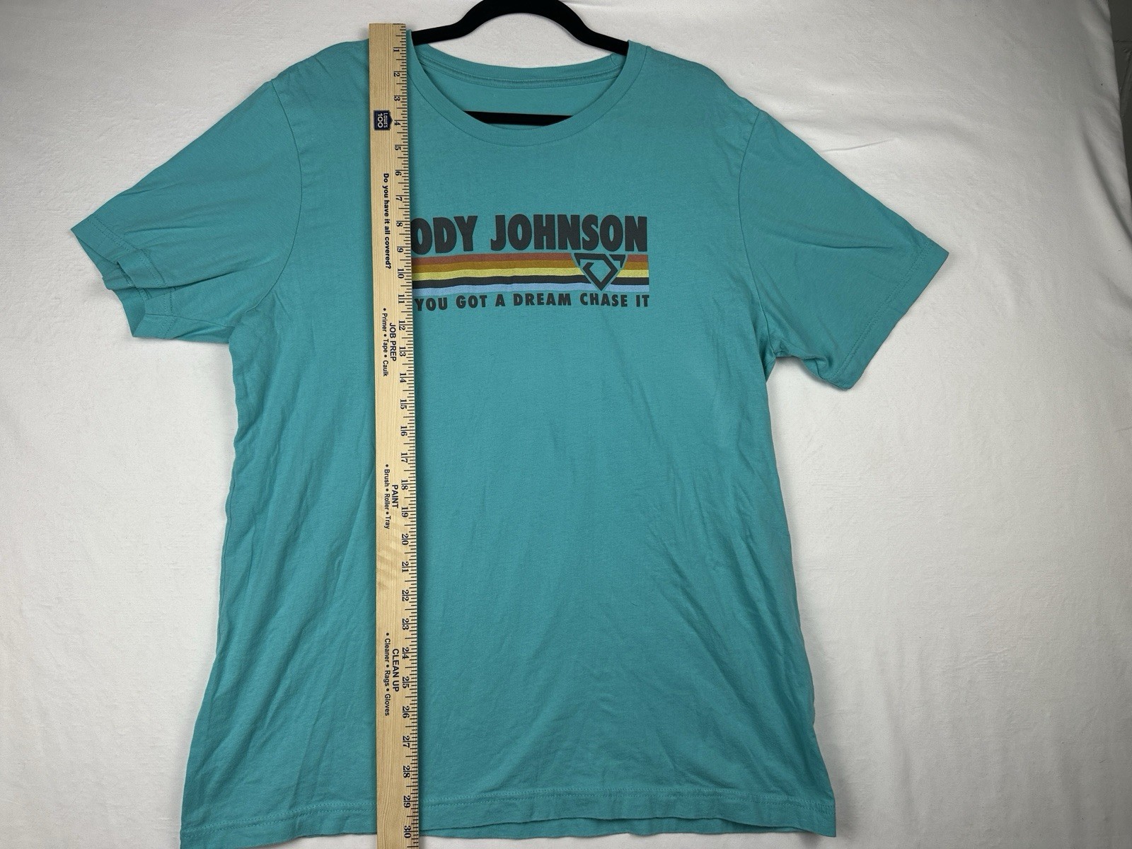 Cody Johnson If You Got A Dream Chase It Teal T-Shirt XL