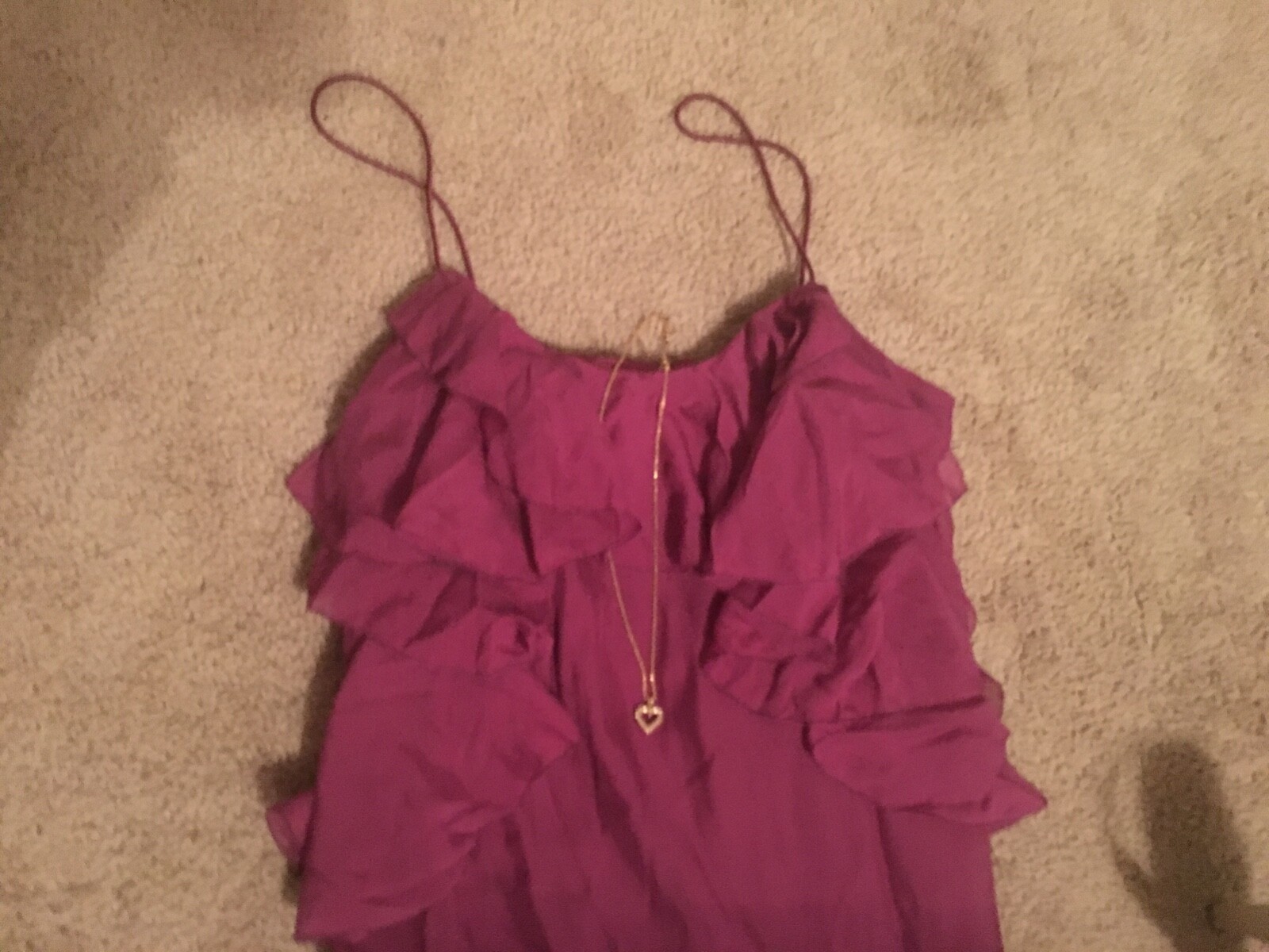 $395 REBECCA TAYLOR SILK Dress 6 S Ruffle Ombre Chloe Dye spade Magnolia kate