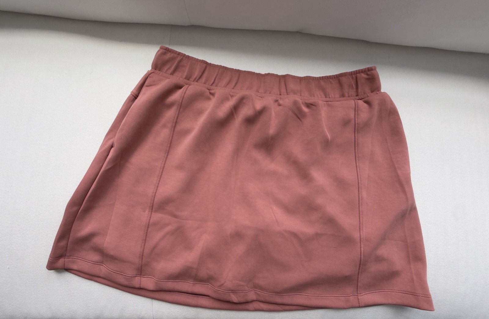 Mondetta High Rise Walking Skort w/ Pockets Drawstring Pink Women’s L