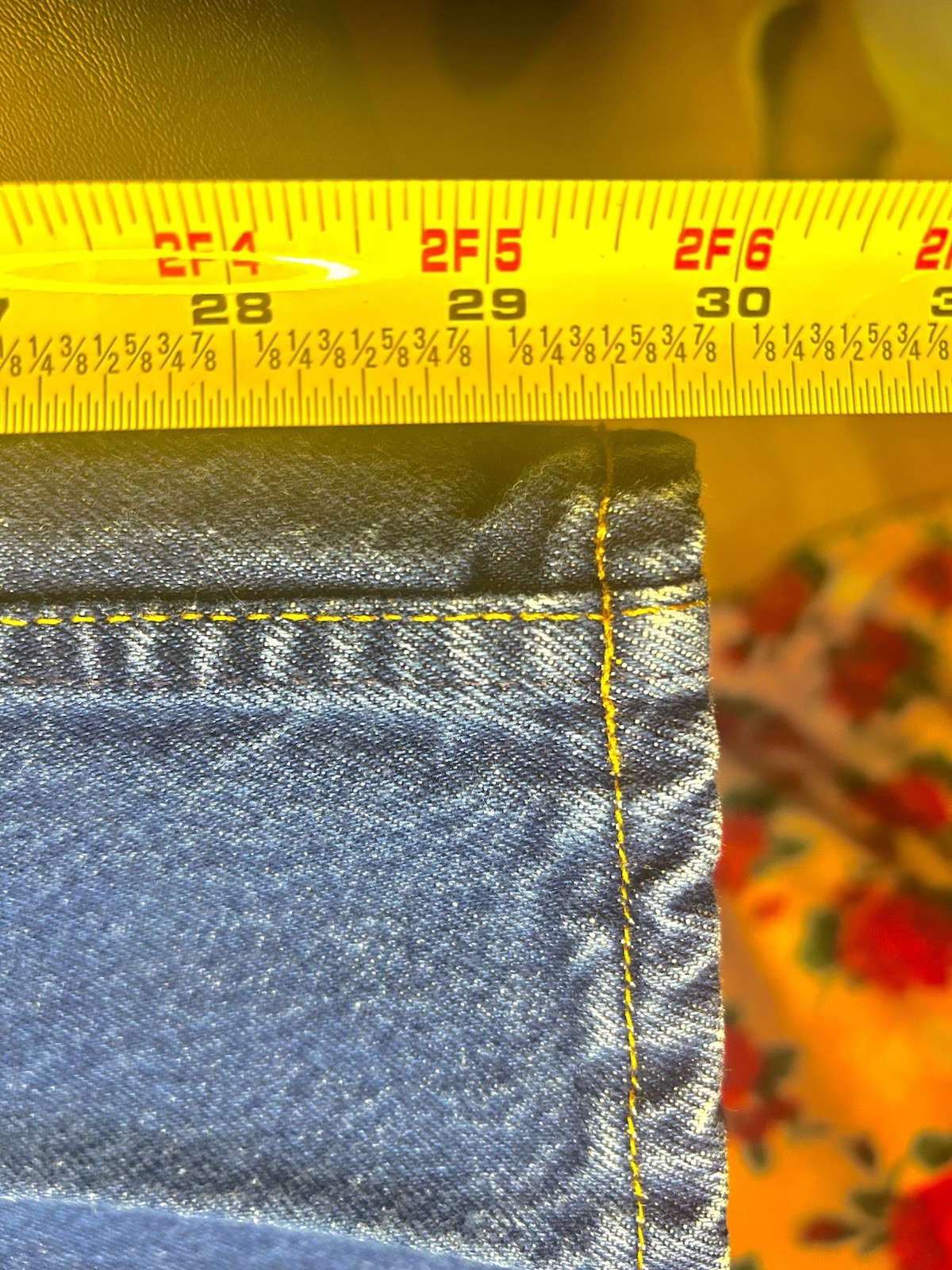 Vintage Levi’s 509 Orange Tab Straight Leg Denim Jeans Made in USA 34×30
