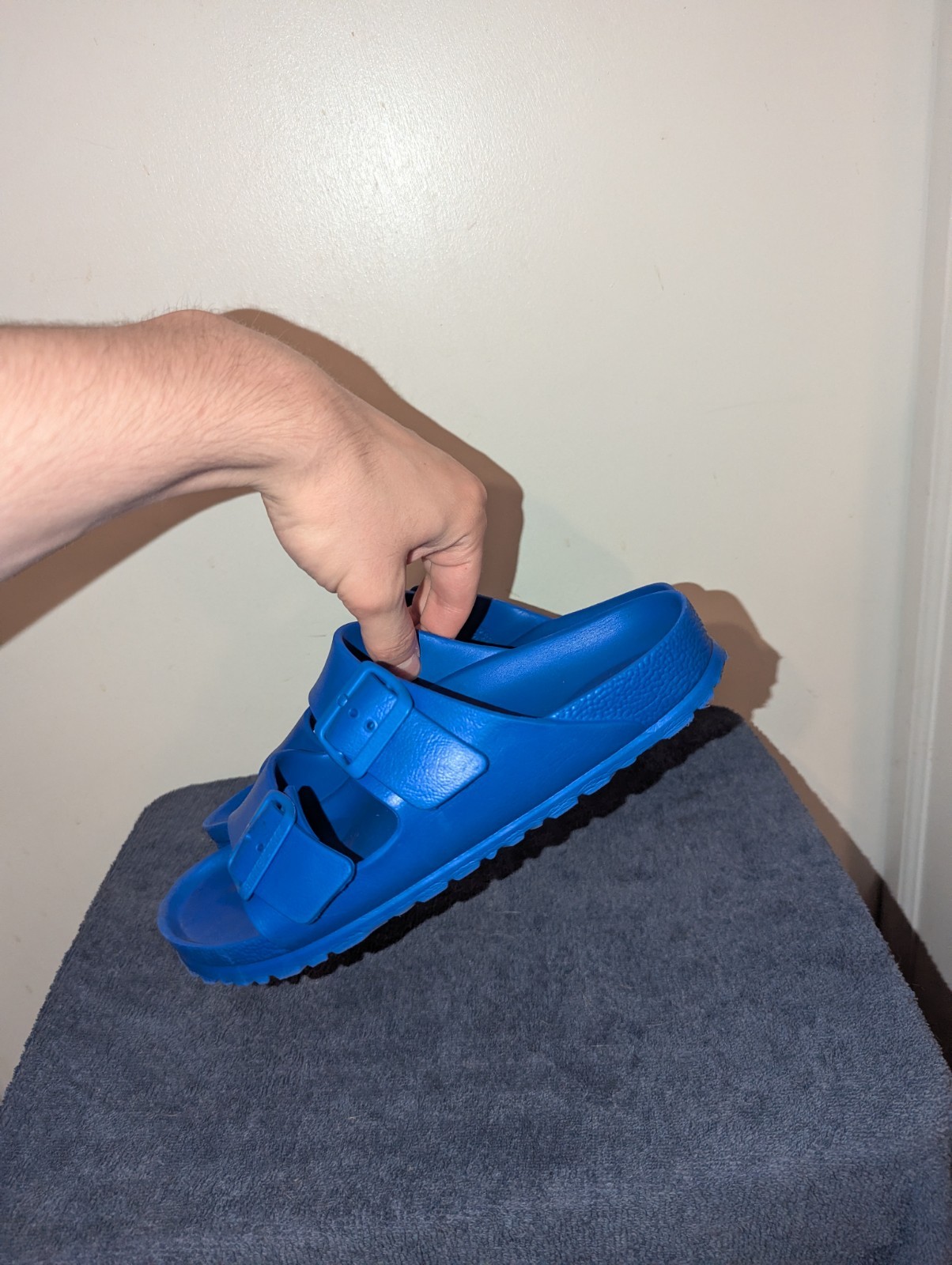 Birkenstock Arizona Eva Ultra Blue Sandals Womens Size EU 38 US 7 Narrow