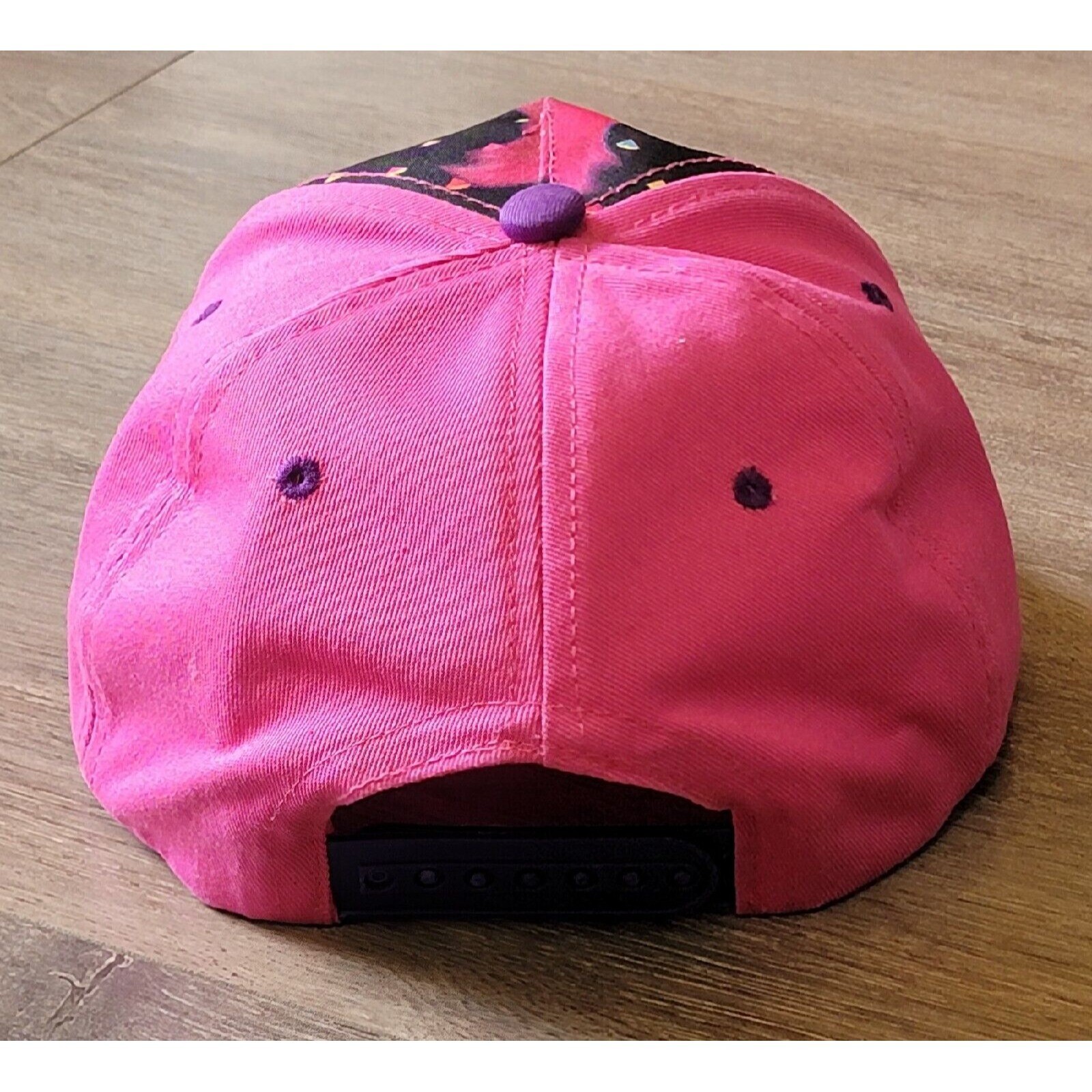 Dreamworks Trolls Girls Pink Purple Baseball Hat Adjustable Strapback Cap