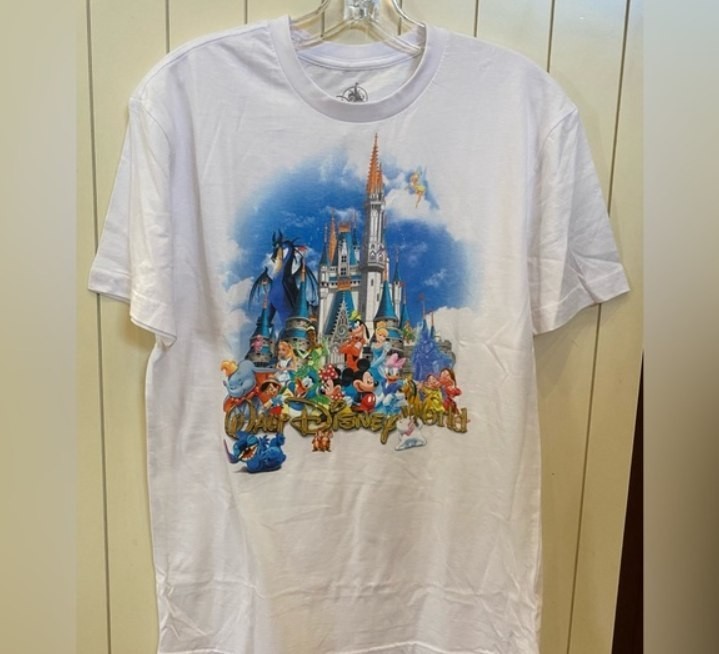 Walt Disney World Parks Cinderella Castle Retro Vintage Adult T-Shirt