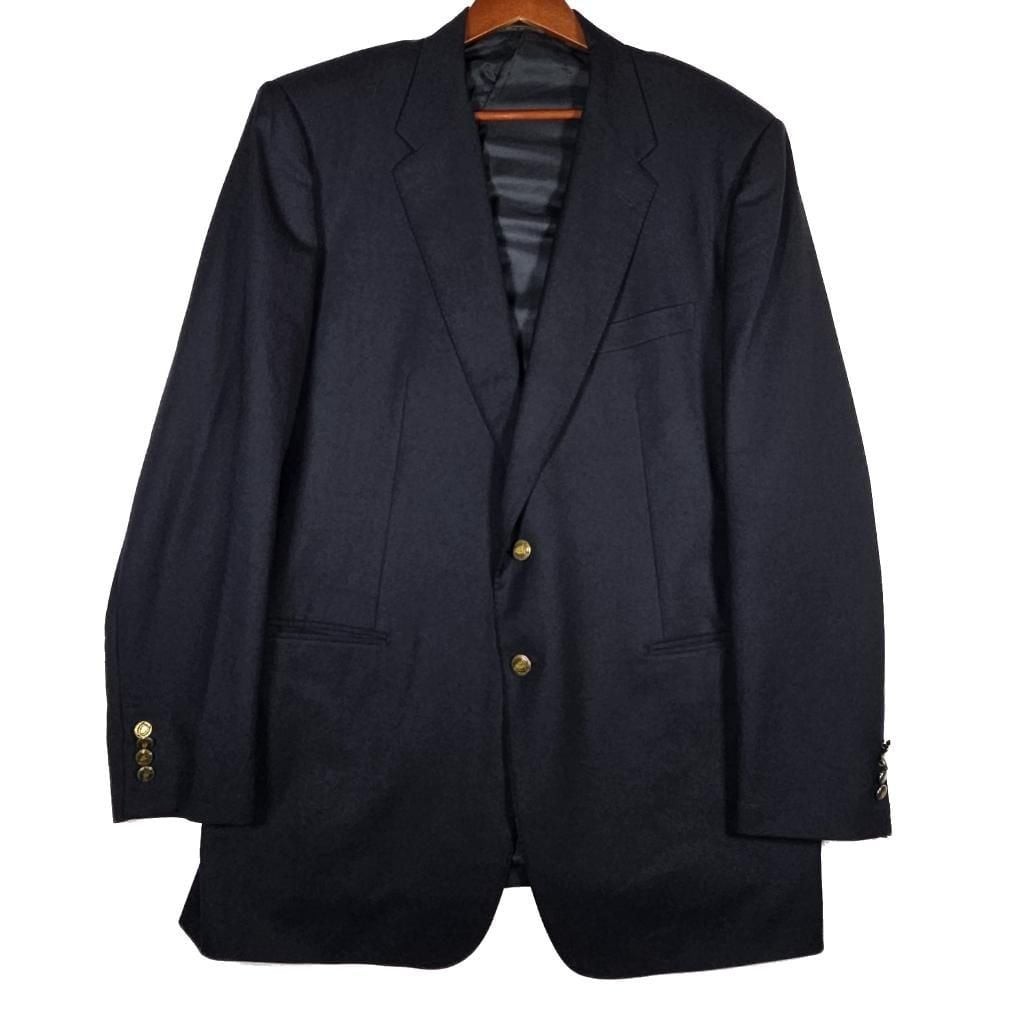 Corneliani Vogue Navy Blue Blazer Super 100’s Extra Fine Virgin Wool