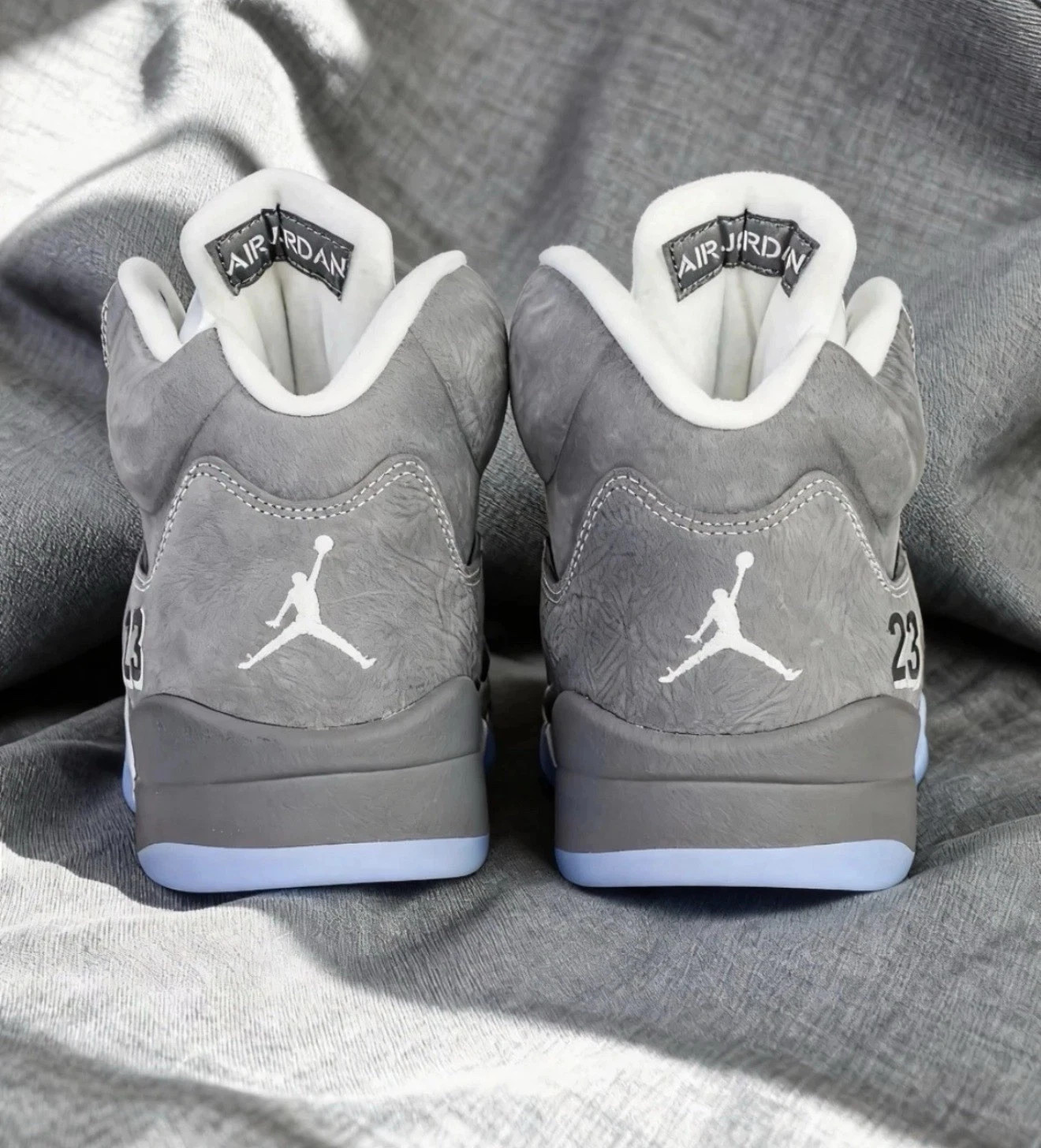📣Air Jordan 5 Retro Wolf Grey 2026 Sneaker shoes Men’s