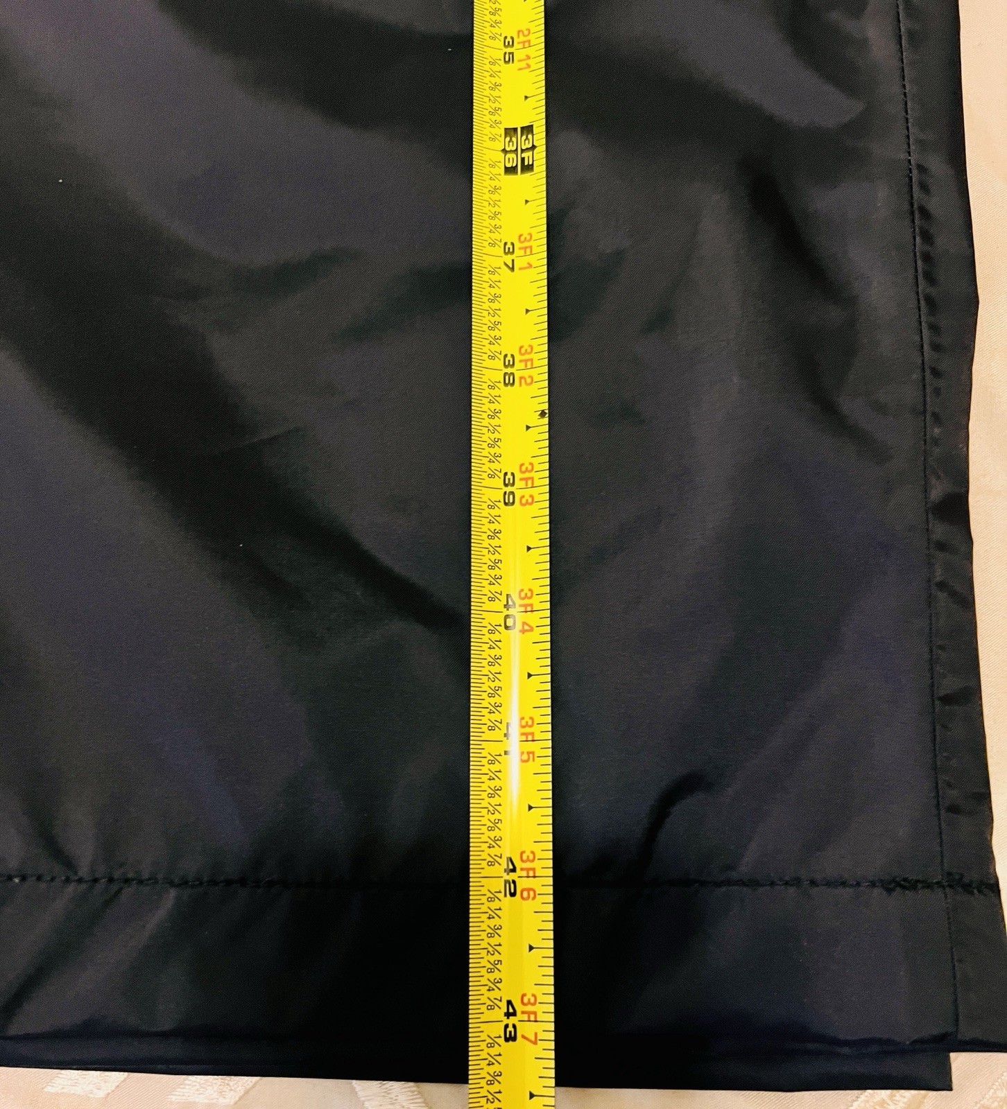 NWT Cabela’s 4 Most Black Nylon Poly Lined Pants Men’s Med Outdoor Adjust Ankle