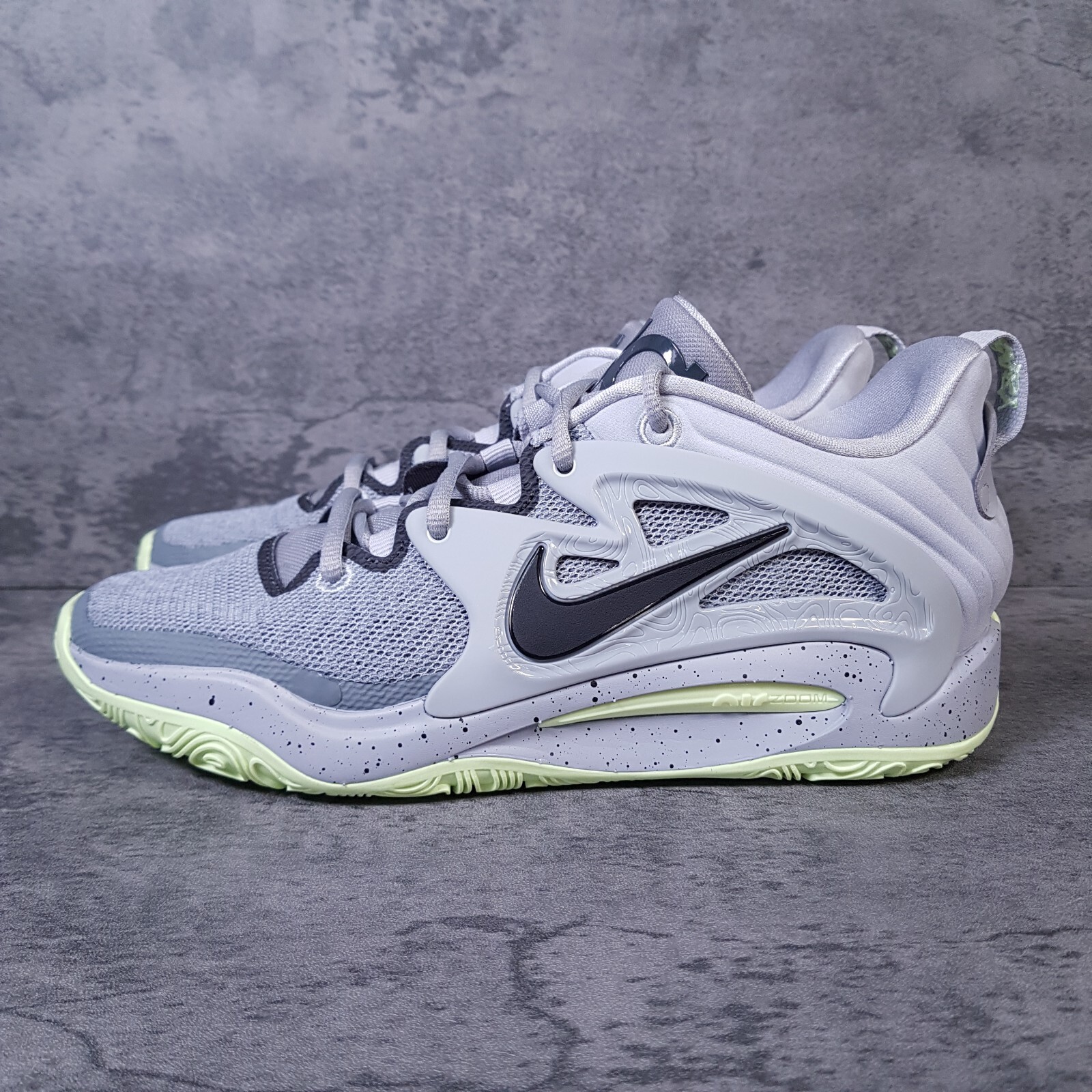 Nike KD 15 TB Basketball Shoes Mens 8 Womens 9.5 Wolf Grey Speckled NBY