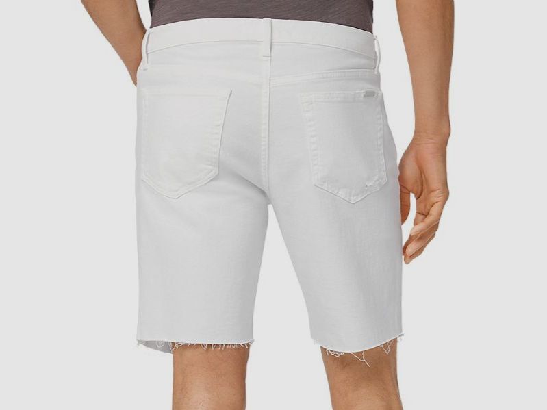 $168 Joe’s Jeans Men’s White Distressed Stretch Cotton Blend Denim Shorts 38