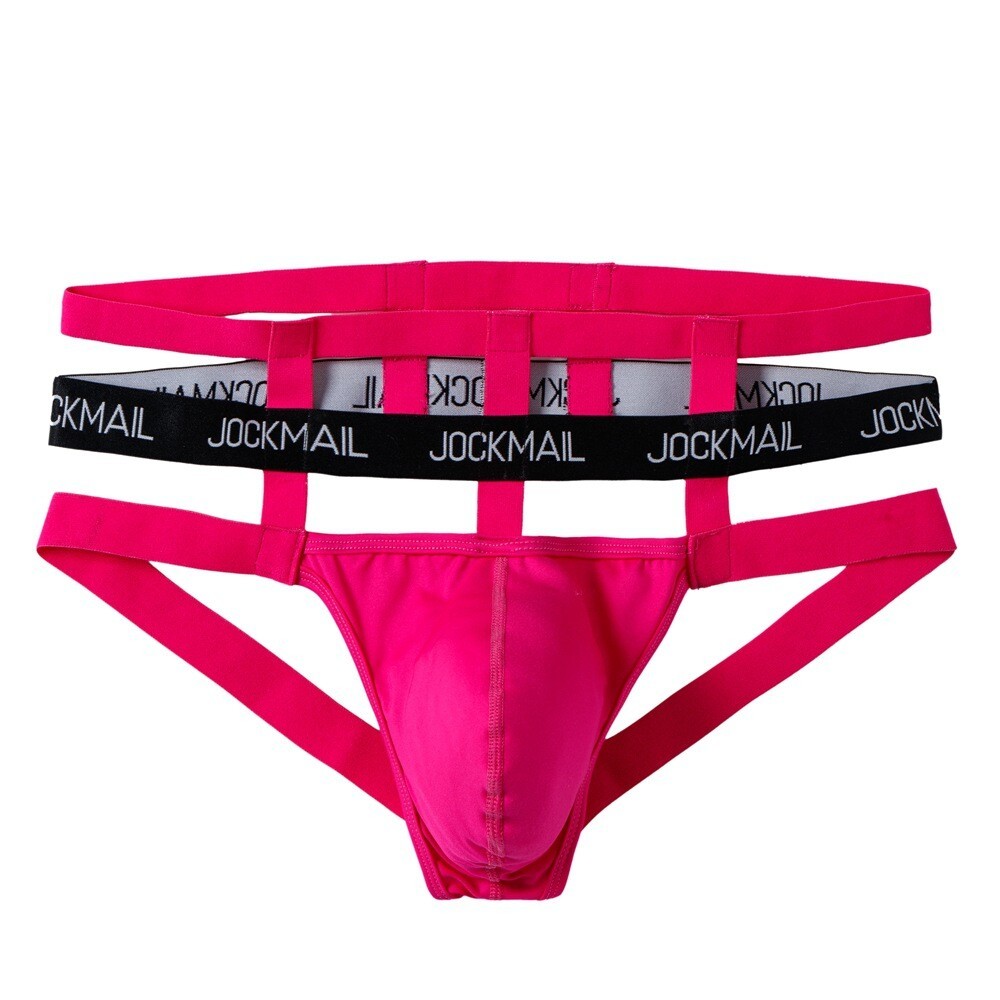 JOCKMAIL Sexy Men Underwear,Jockstrap G-string Pouch Panties Thong BIKINI Briefs