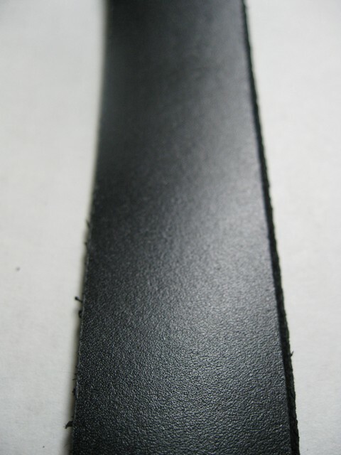 Men’s Suspenders: Black Leather Wide with 2 Pin Clips with Nylon. USA Made