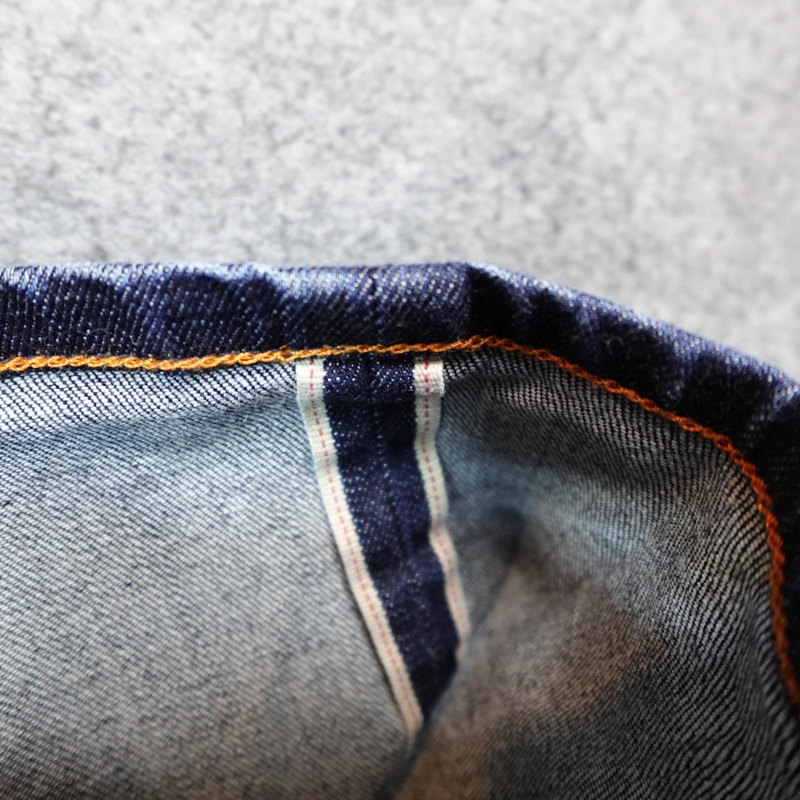 Naked & Famous Jeans Mens 36×32 Blue Weird Guy Selvedge Stretch Denim Pants