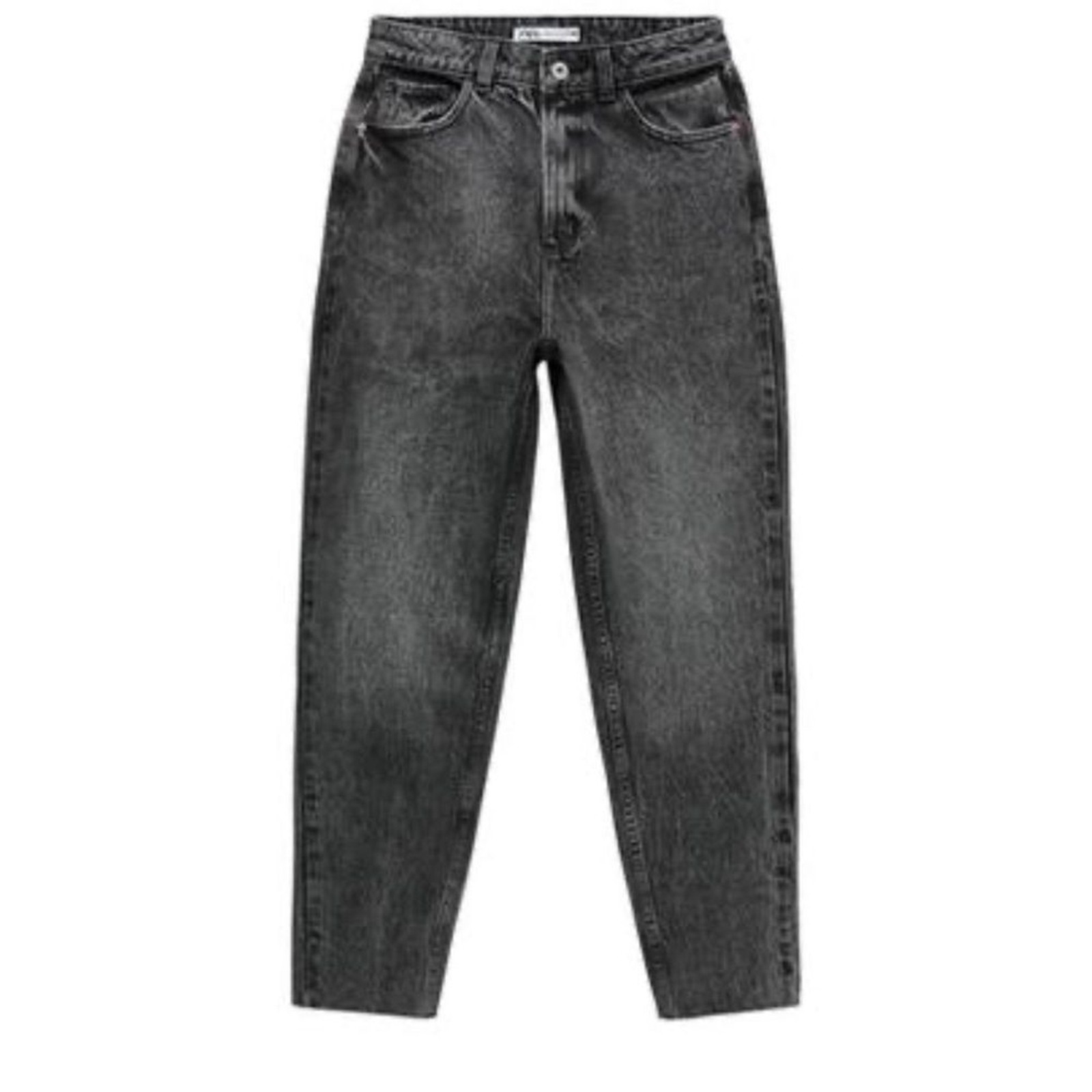 Sara Women’s Black High Rise Mom Fit Denim Jeans Size 38 EUR( 6 US)