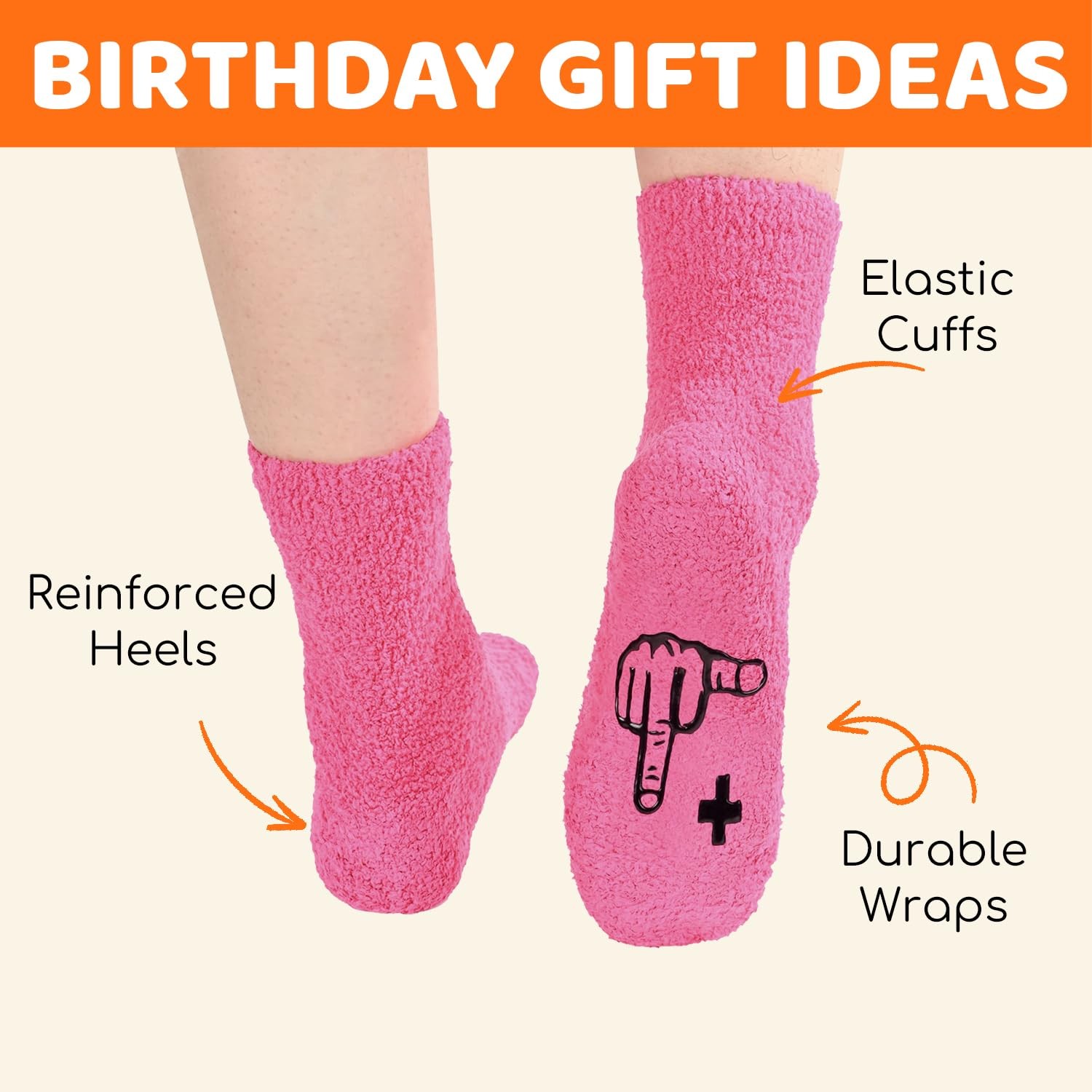 HAPPYPOP 60th Birthday Gifts for Women – Medium, Fuzzy I Am 60 Dark Pink