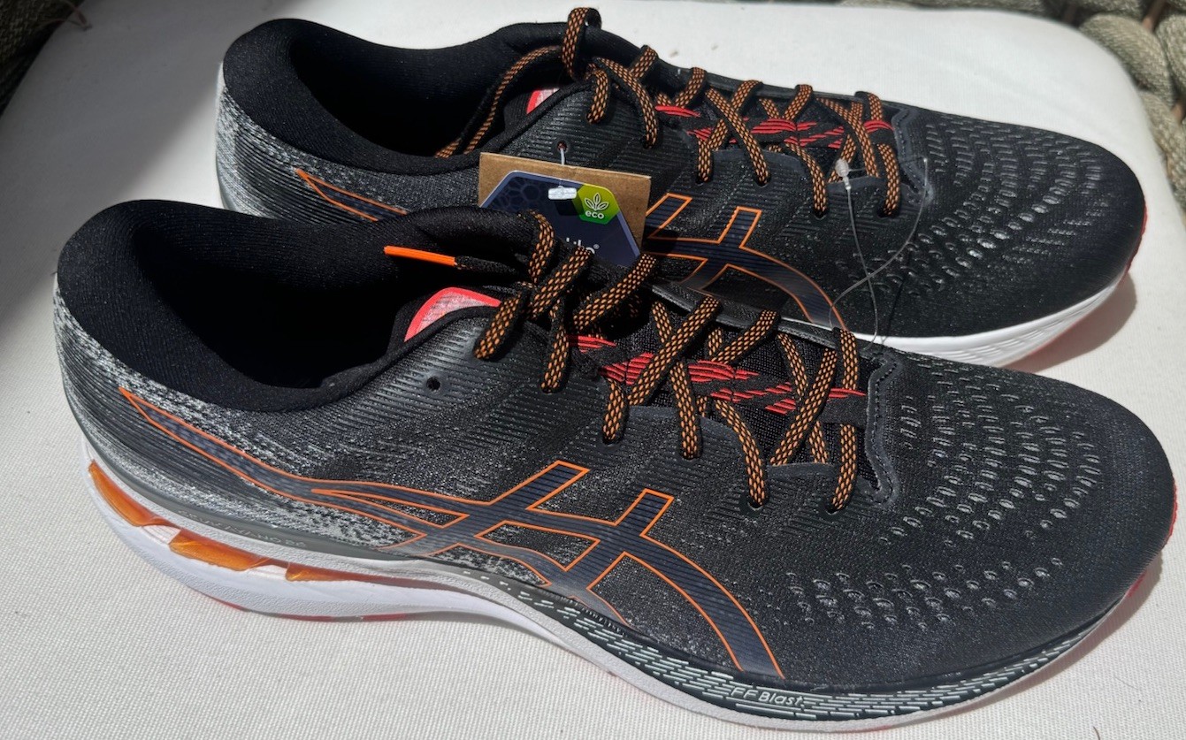 ASICS Gel-Kayano 28 Men’s, ‘Black Clay Grey’, US 15. NWOB
