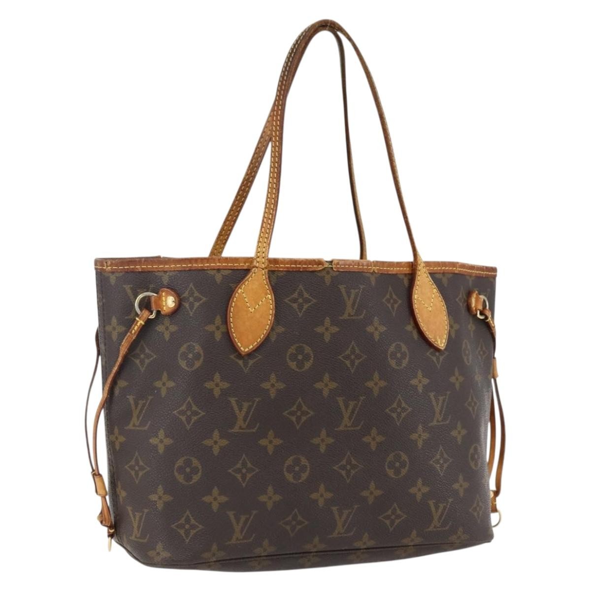 LOUIS VUITTON Monogram Neverfull PM Tote Bag M40155 LV Auth 173588A