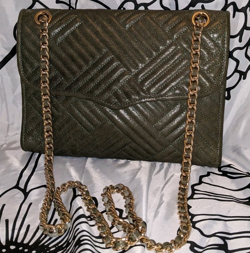 Rebecca Minkoff quilted shoulder bag Olive Green
