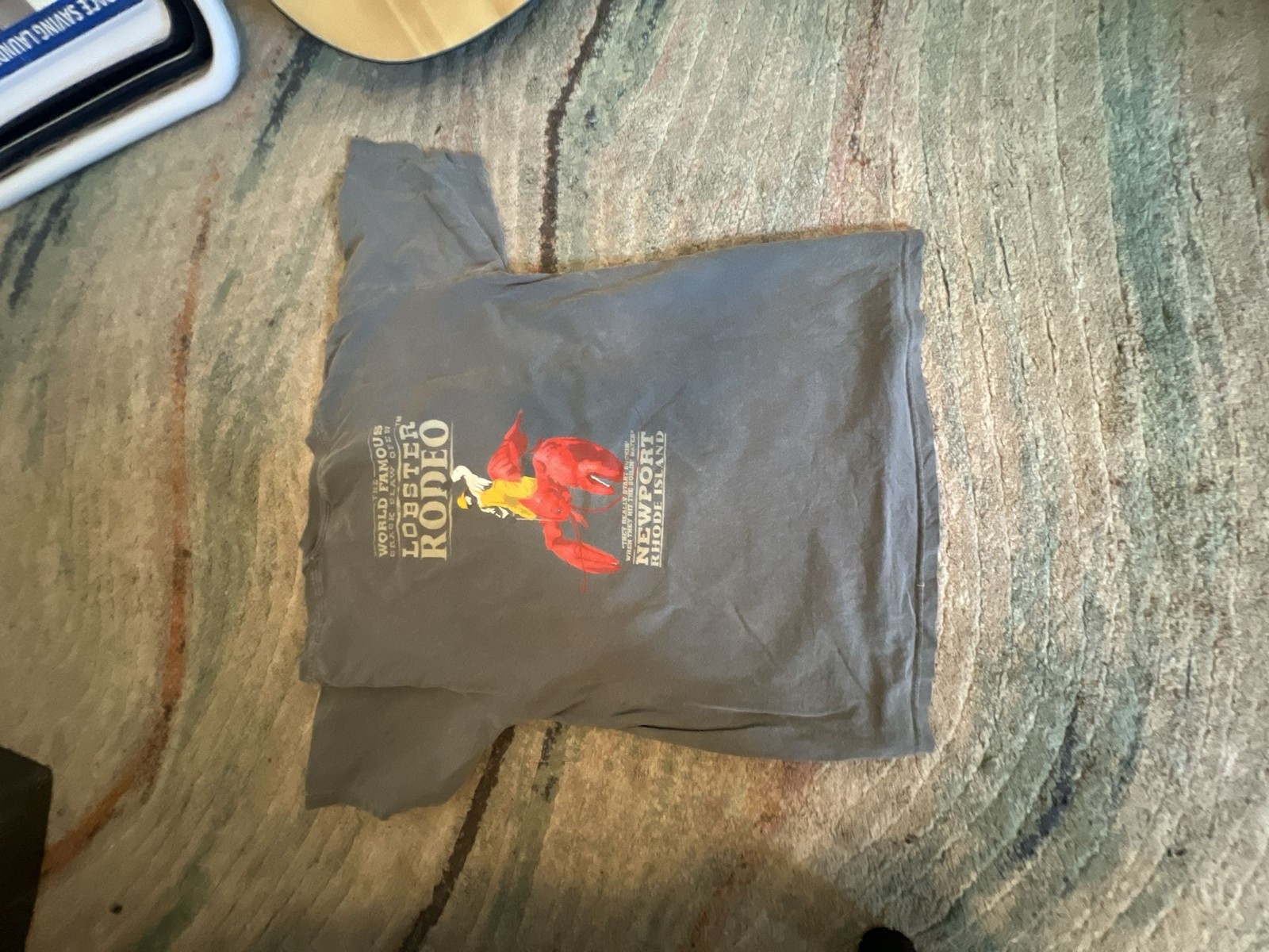 Anvil Authentic Pigment World Famous Lobster Rodeo Newport Rhode Island Graphic