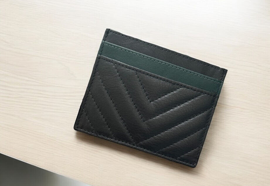 LBLuxree Leather Minimalist Bifold Wallets For Men RFID Blocking Slim Mens Women