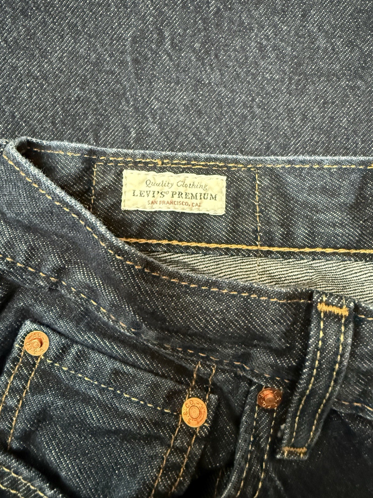 Levi’s 578 Men’s Blue Jeans, Size 29×30 Baggy Dark Wash