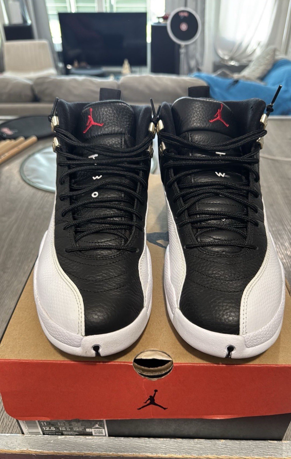 Jordan Air Jordan 12 Retro Playoff Black/Varsity Red/White CT8013-006 2022