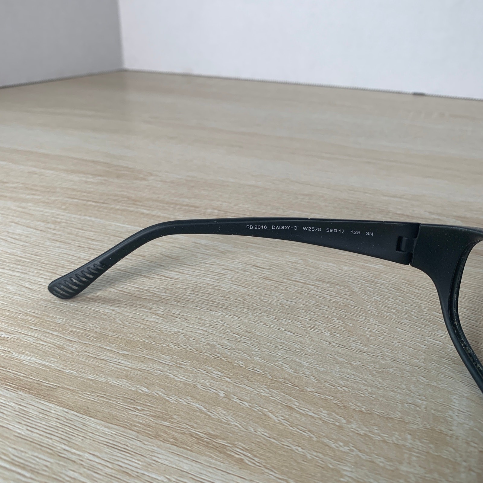 Ray-Ban RB2016 Daddy-O W2578 Sunglasses Matte Black Rubber FRAMES 59-17-125