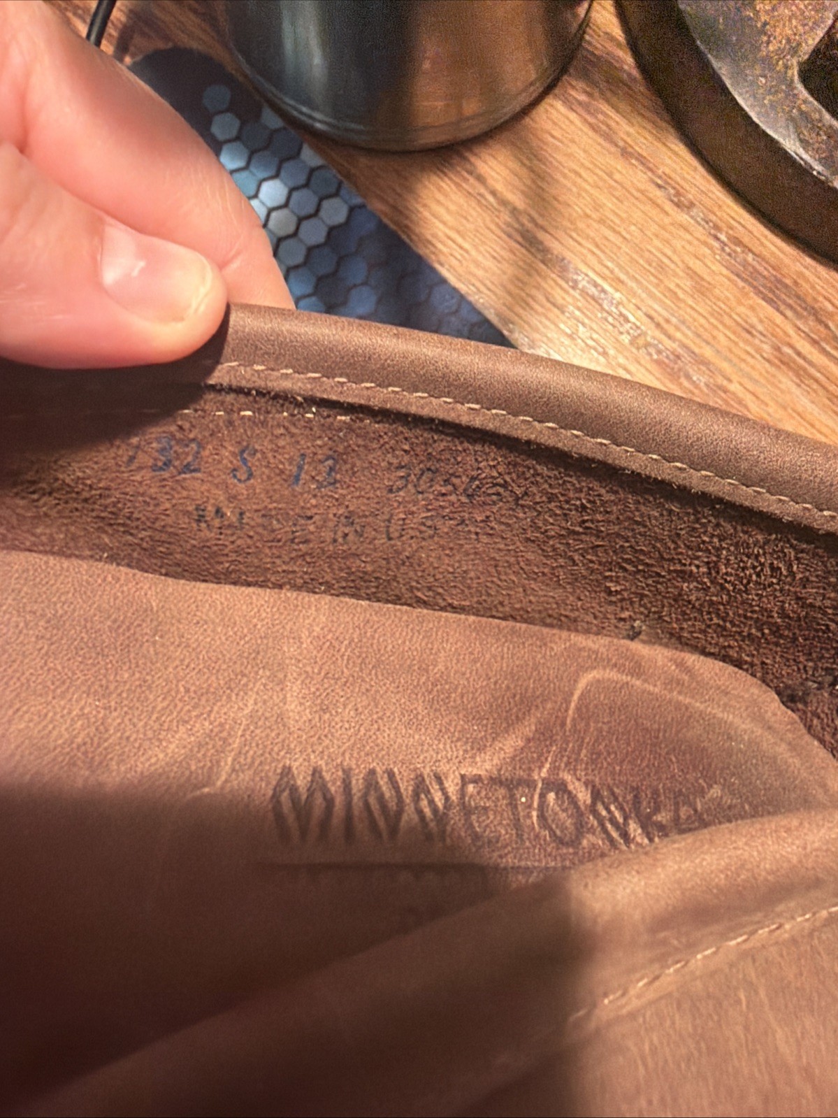 Minnetonka Brown Driving Mocs Men’s Size 12 Euc