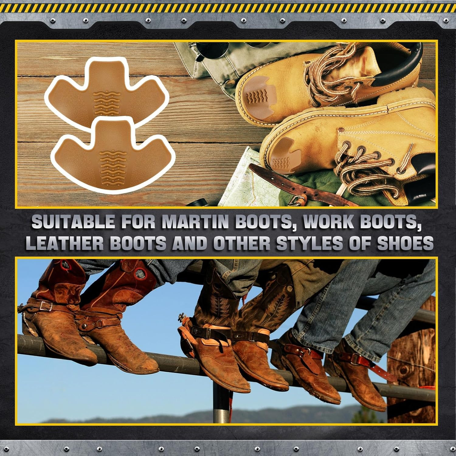 Bencailor Boot Toe Protectors Boot Guards Work Protector Work Toe Cover